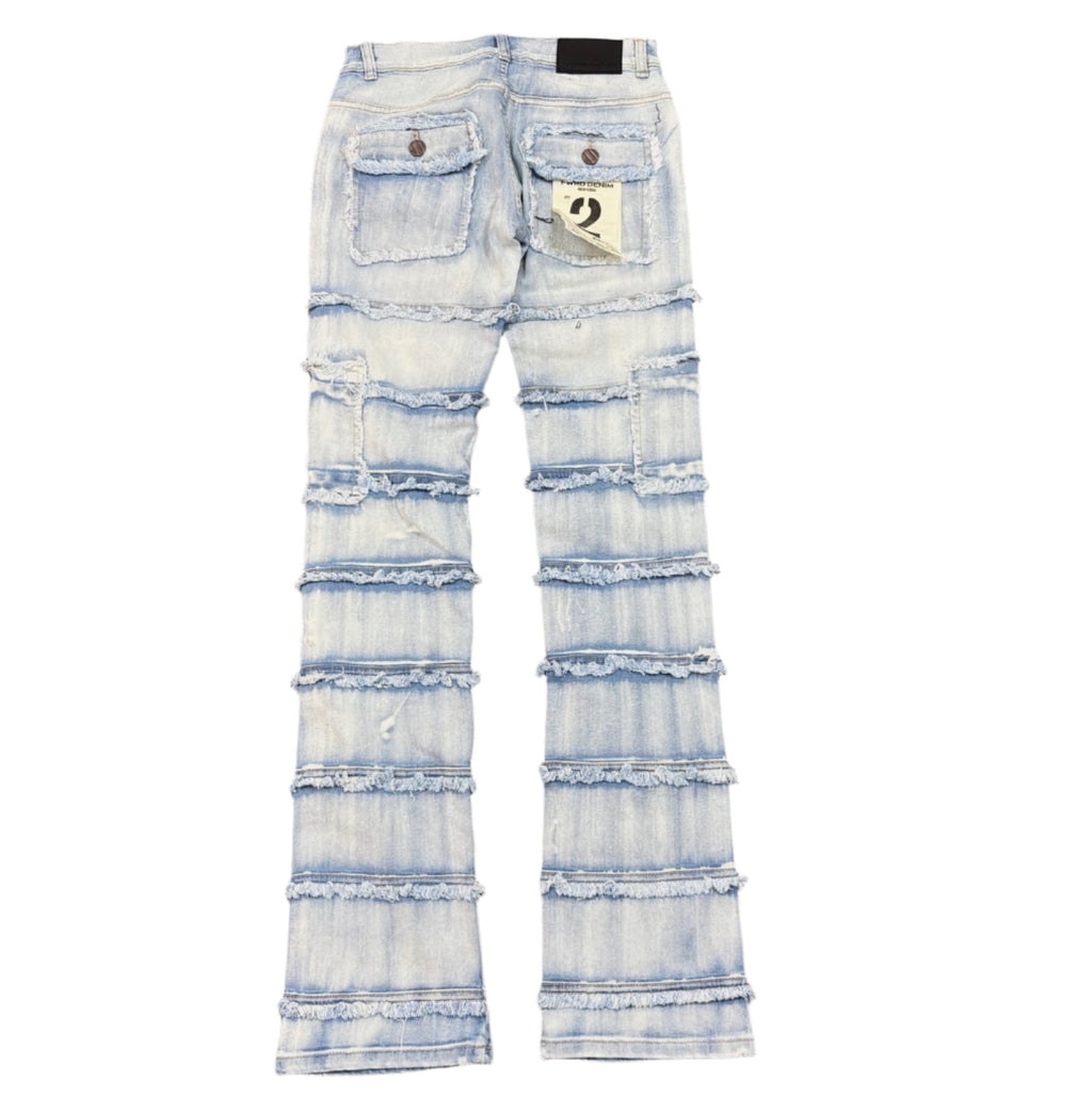 EVOLUTION Ripped Stacked Jeans