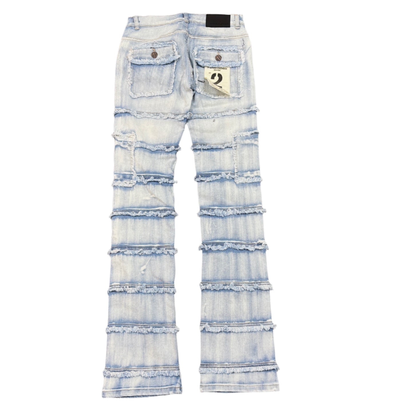EVOLUTION Ripped Stacked Jeans