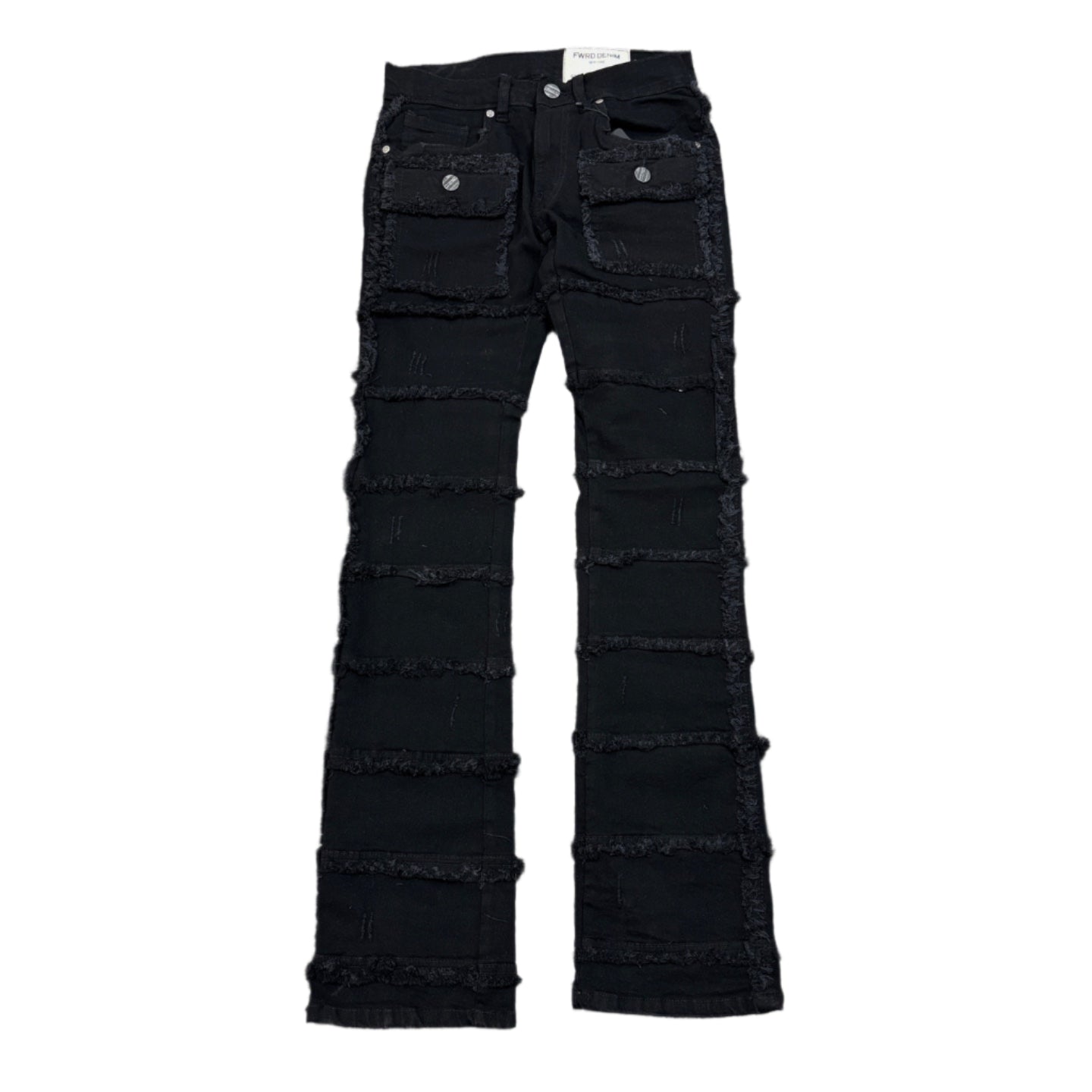 EVOLUTION Ripped Stacked Jeans