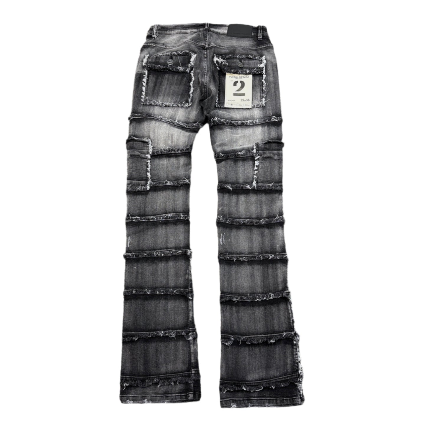 EVOLUTION Ripped Stacked Jeans