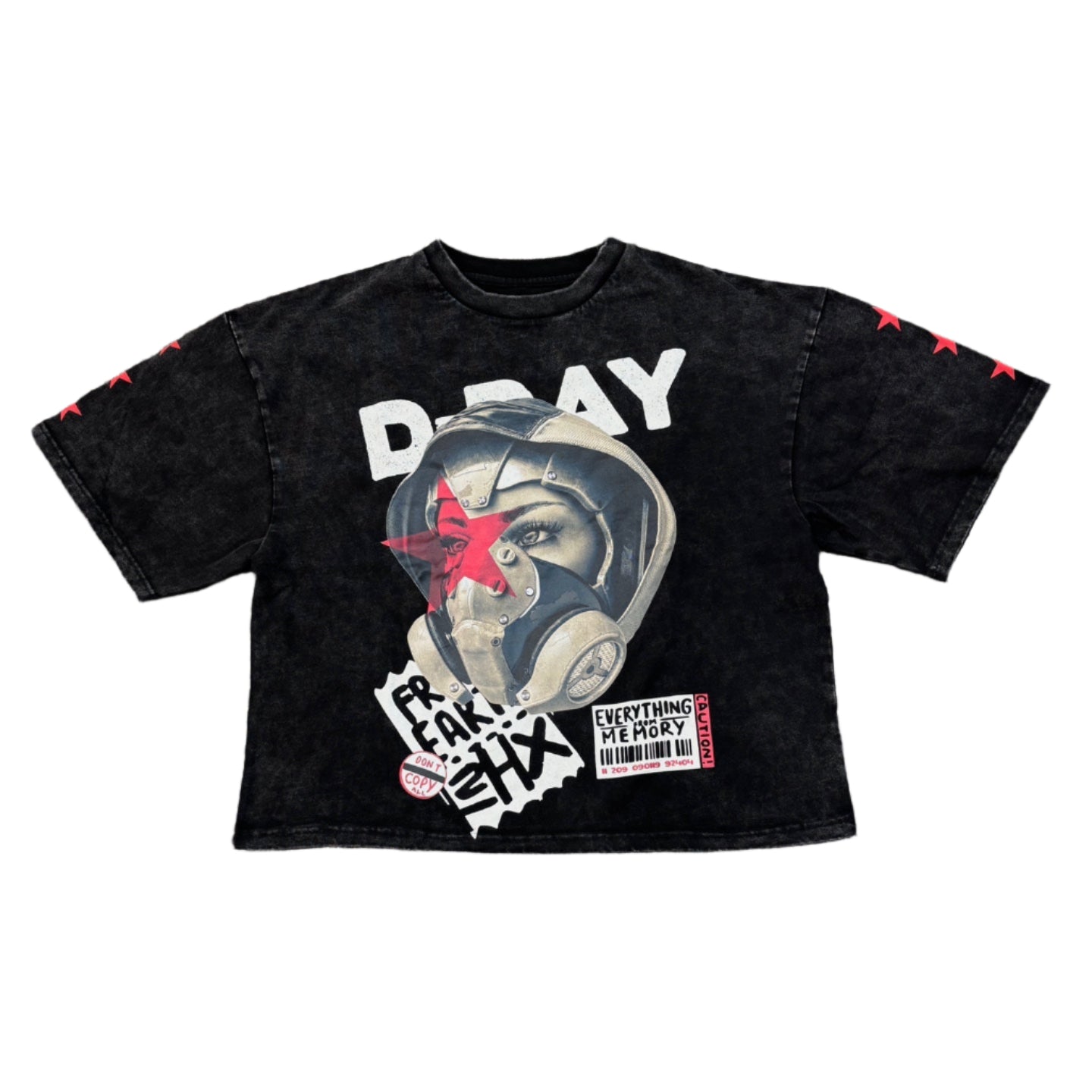 FIFTH LOOP D-Day Graphic Crop T-shirt