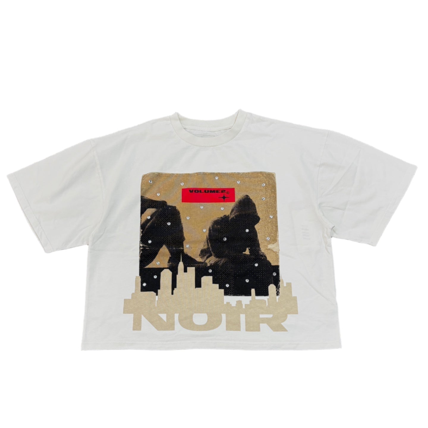 FIFTH LOOP Noir Graphic Crop T-shirt