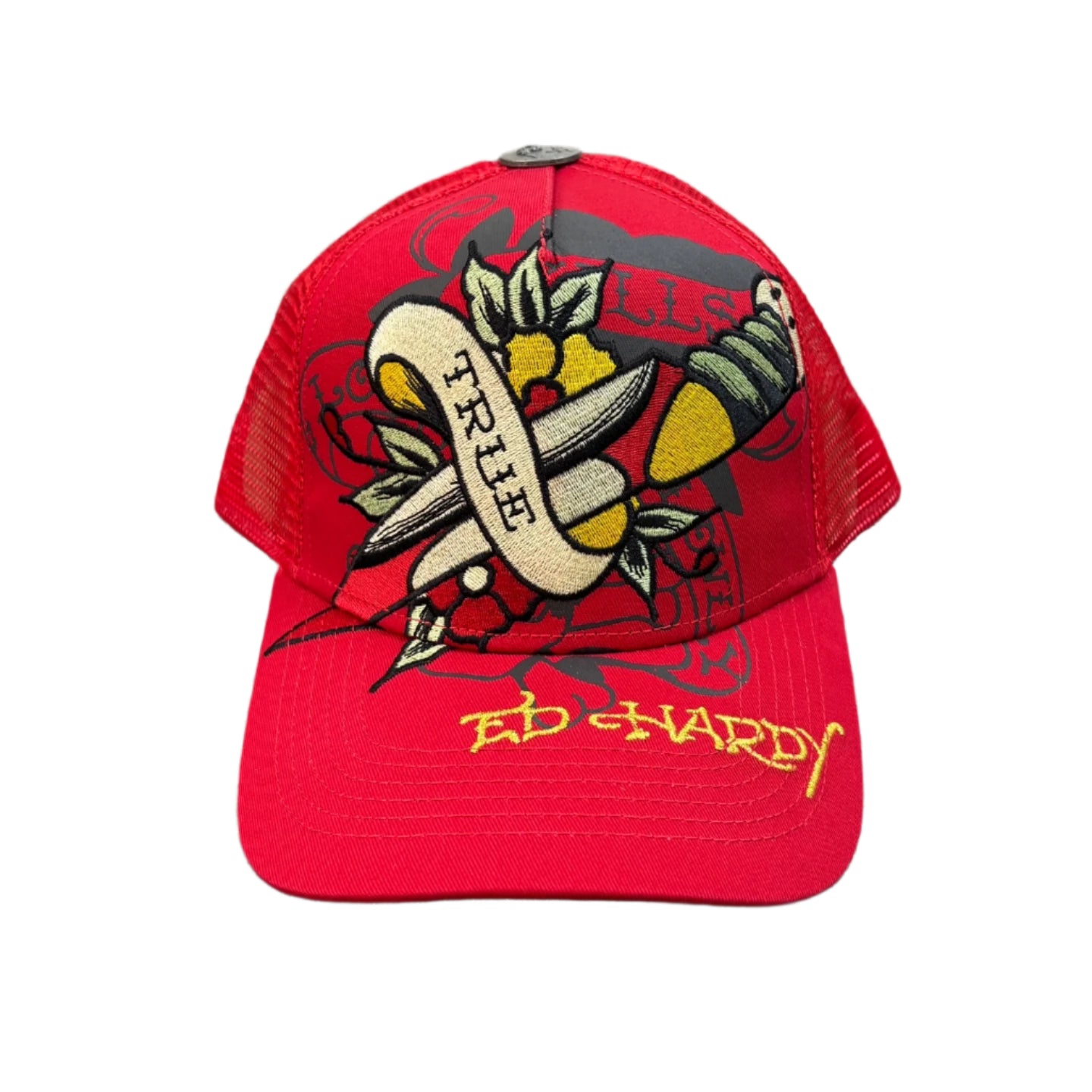 ED HARDY Dagger Skull Hat