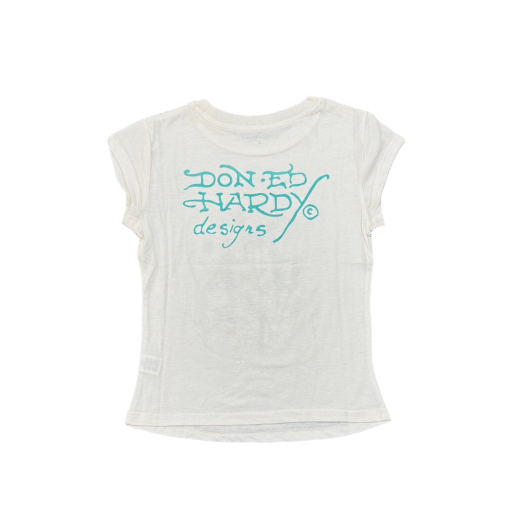 ED HARDY Phoenix Cap Sleeve Tee