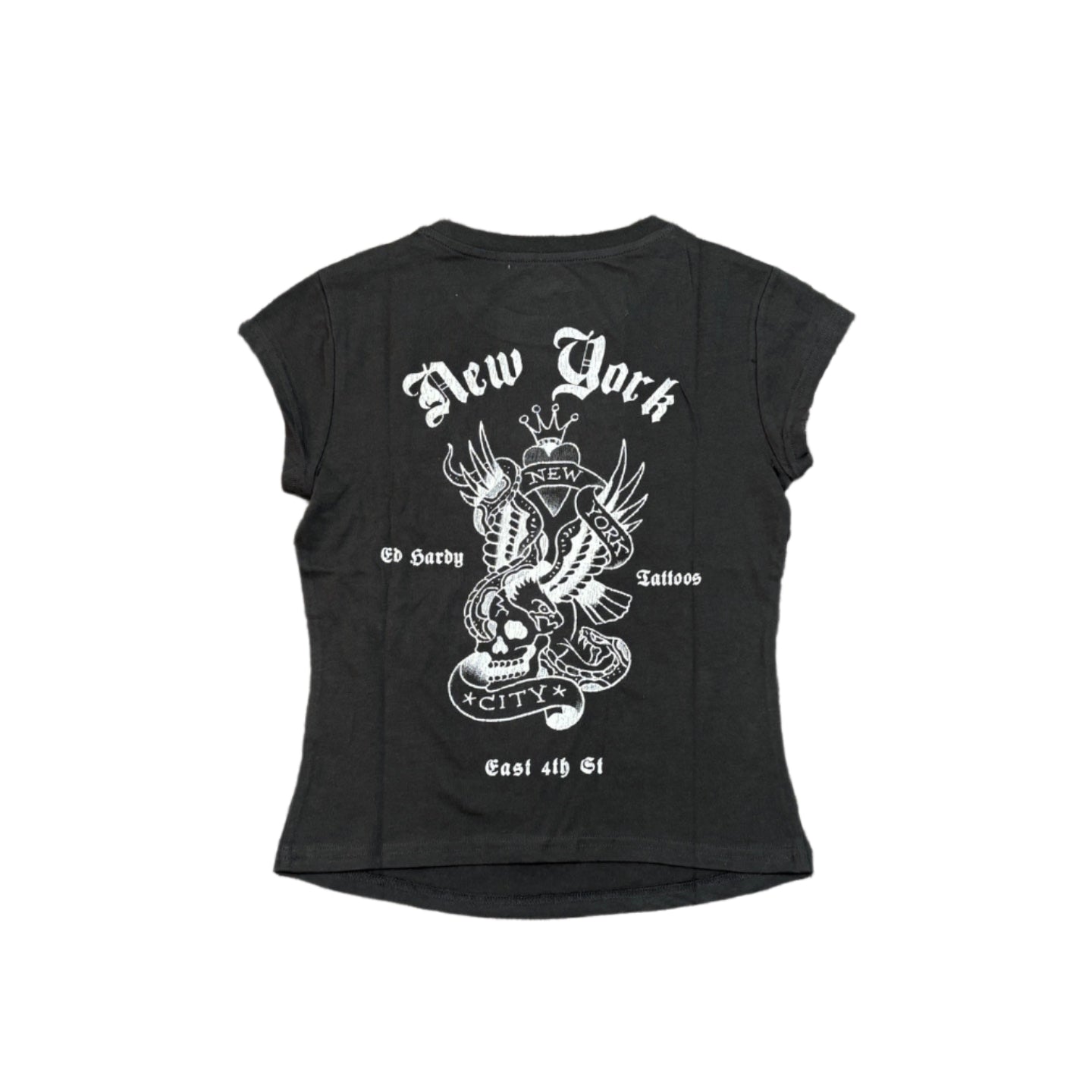 ED HARDY NY Eagle Cap Sleeve Tee