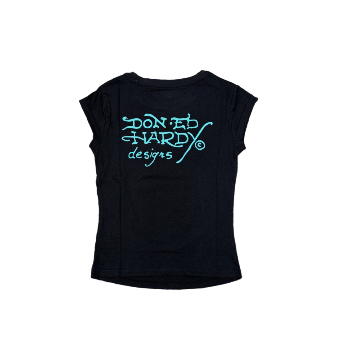 ED HARDY Tiger Mountain Cap Sleeve Tee