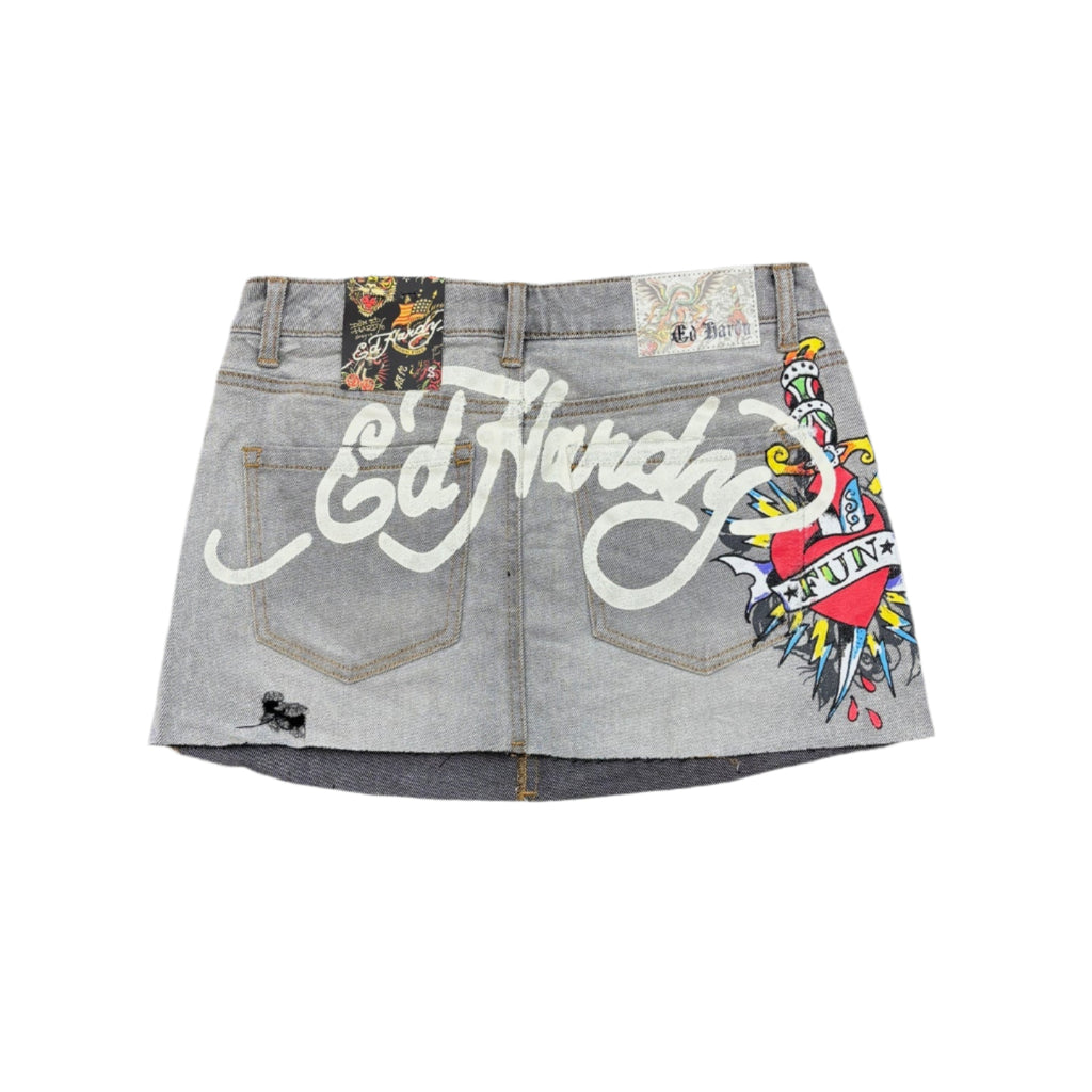ED HERDY Fun Dagger Mini Skirt