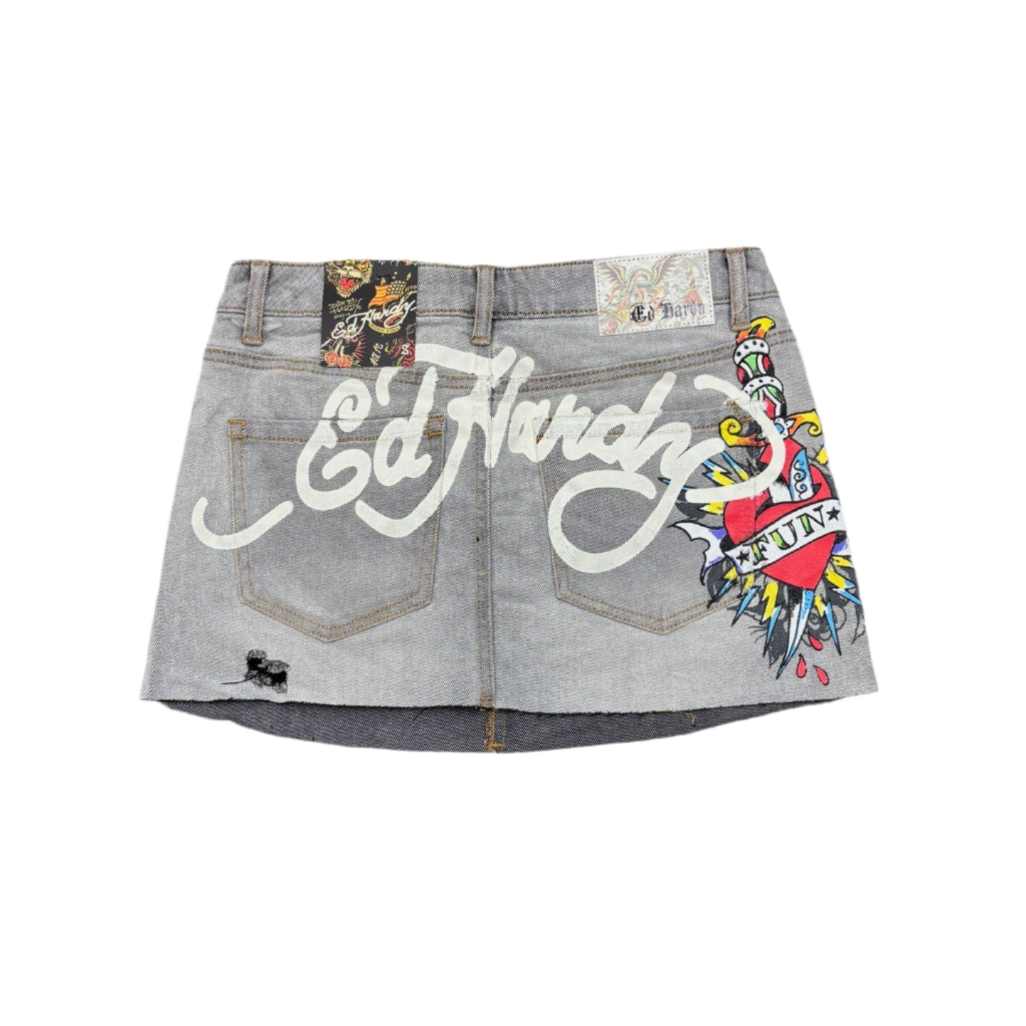 ED HERDY Fun Dagger Mini Skirt