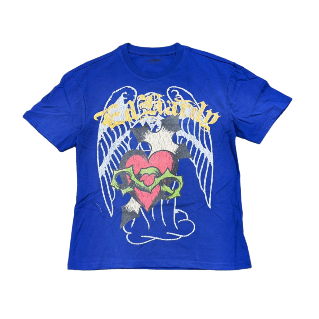 ED HARDY Sacred Heart Box Vintage Wash Tee