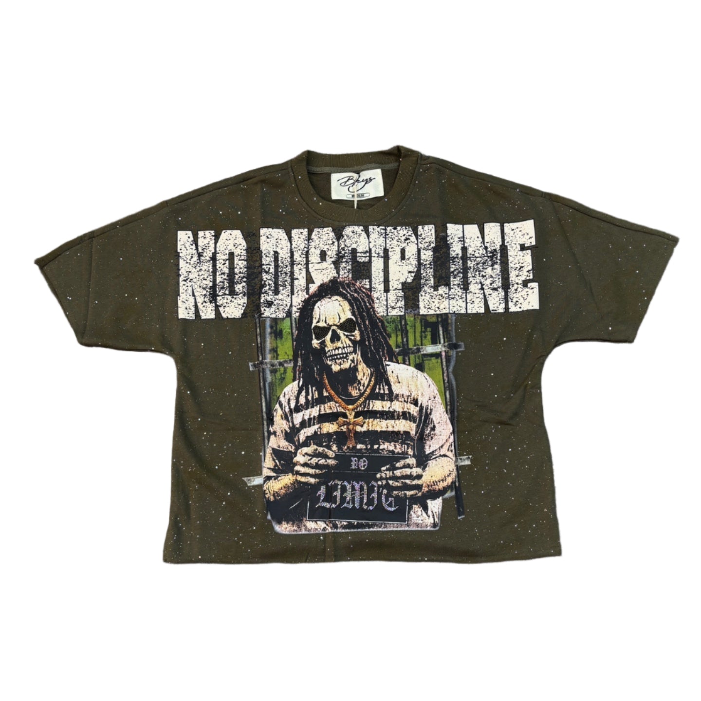 BKYS No Discipline F-Terry Cropped T-shirt