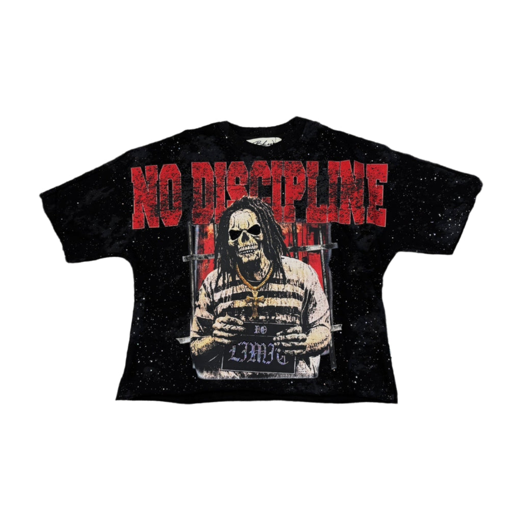 BKYS No Discipline F-Terry Cropped T-shirt