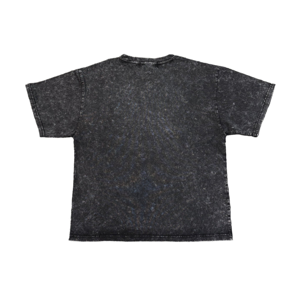 MAJESTIK Treet Artist Garment Dyed Print Crop Tee