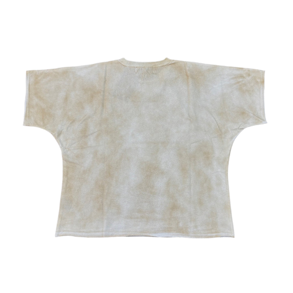 MAJESTIK Solar Garment Dyed Print Crop Tee