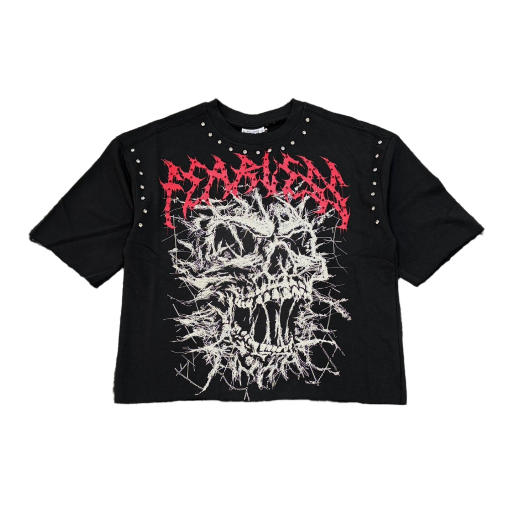 BLEECKER&MERCER Fearless Graphic Crop Tee