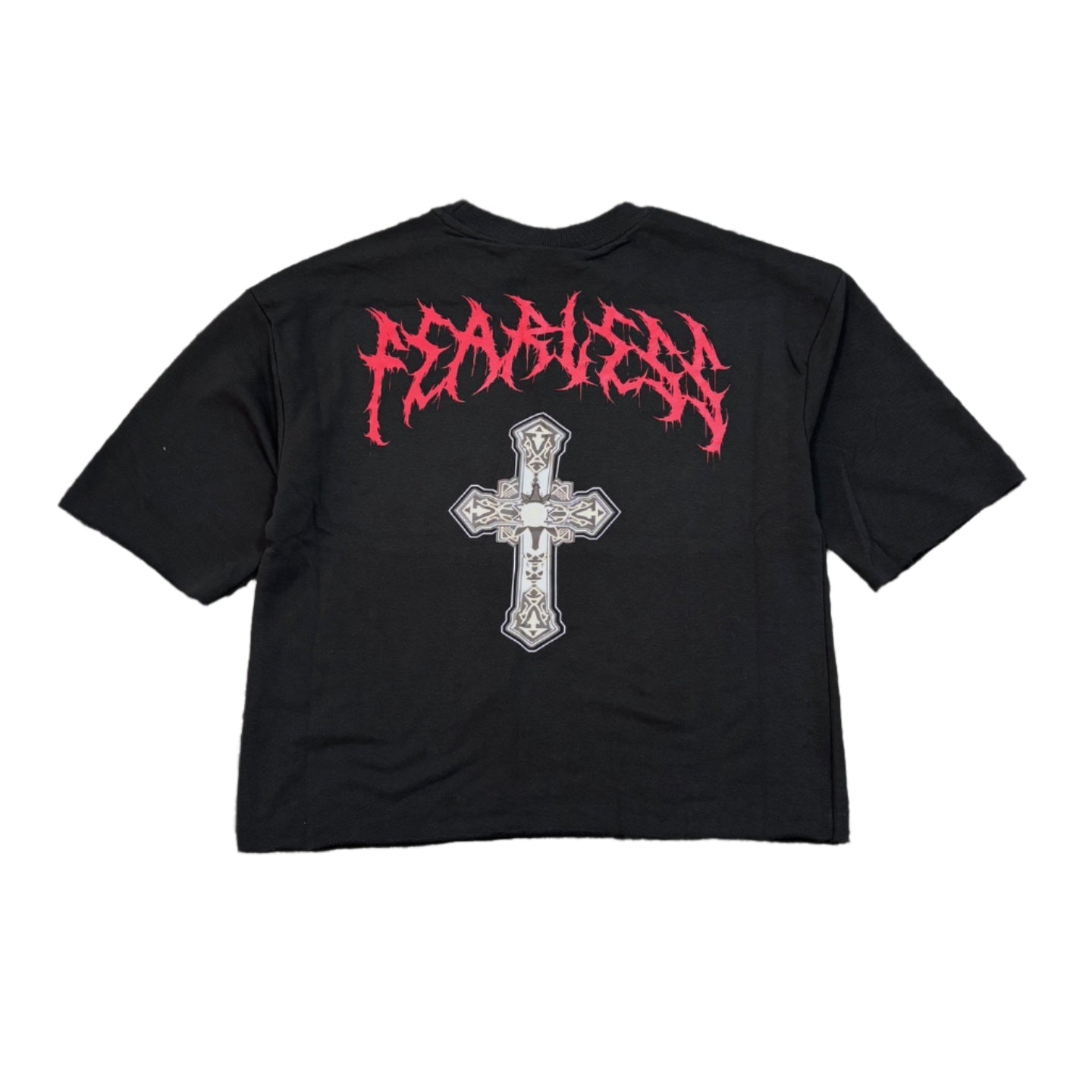 BLEECKER&MERCER Fearless Graphic Crop Tee