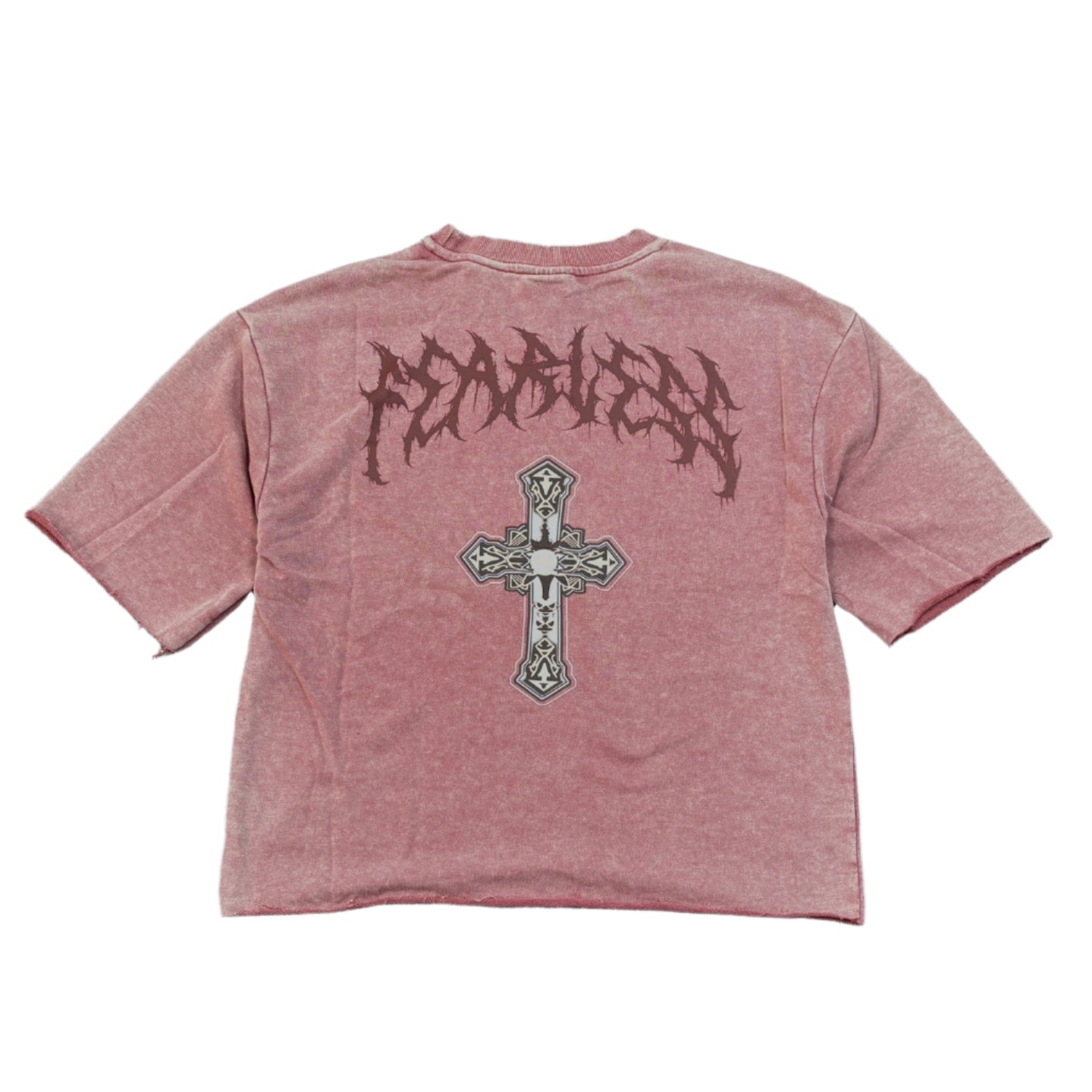 BLEECKER&MERCER Fearless Graphic Crop Tee