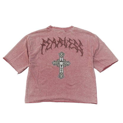 BLEECKER&MERCER Fearless Graphic Crop Tee