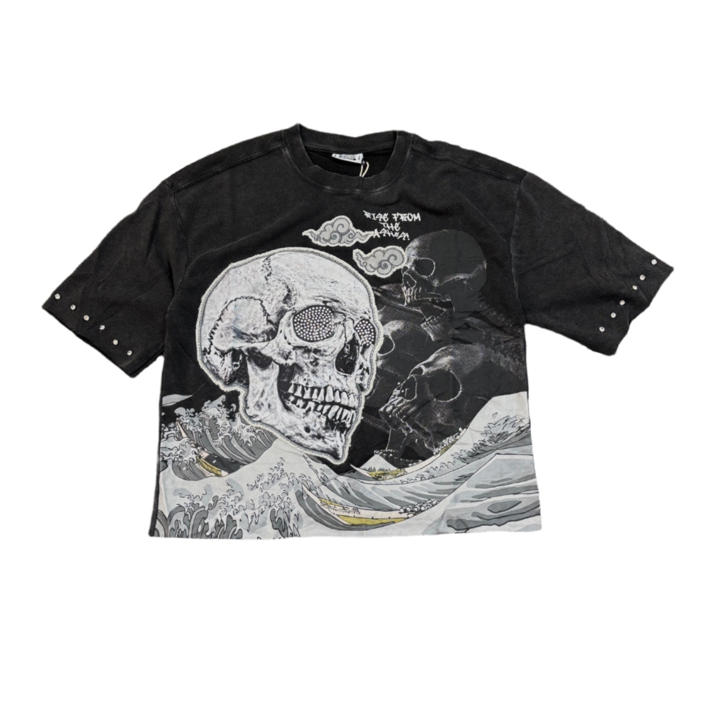 BLEECKER&MERCER Rise From The Ashes Graphic Crop Tee