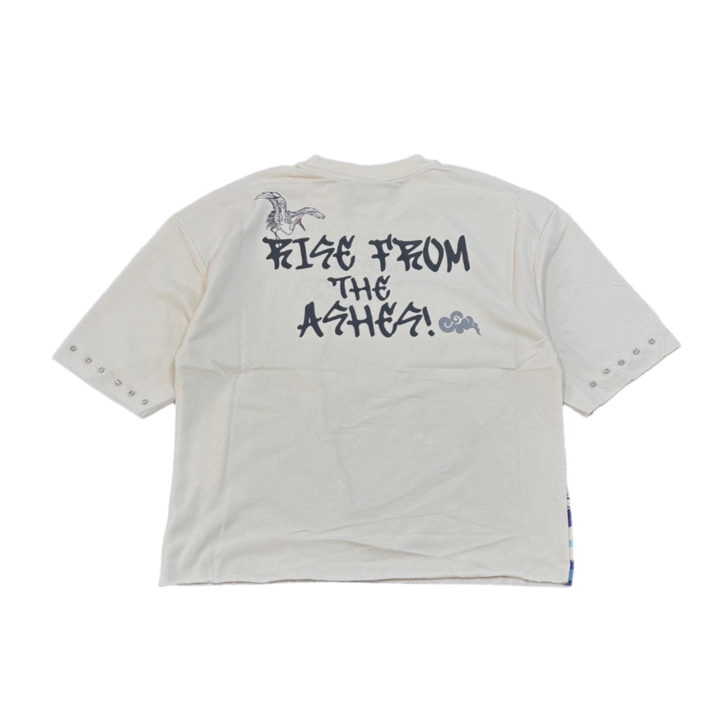 BLEECKER&MERCER Rise From The Ashes Graphic Crop Tee