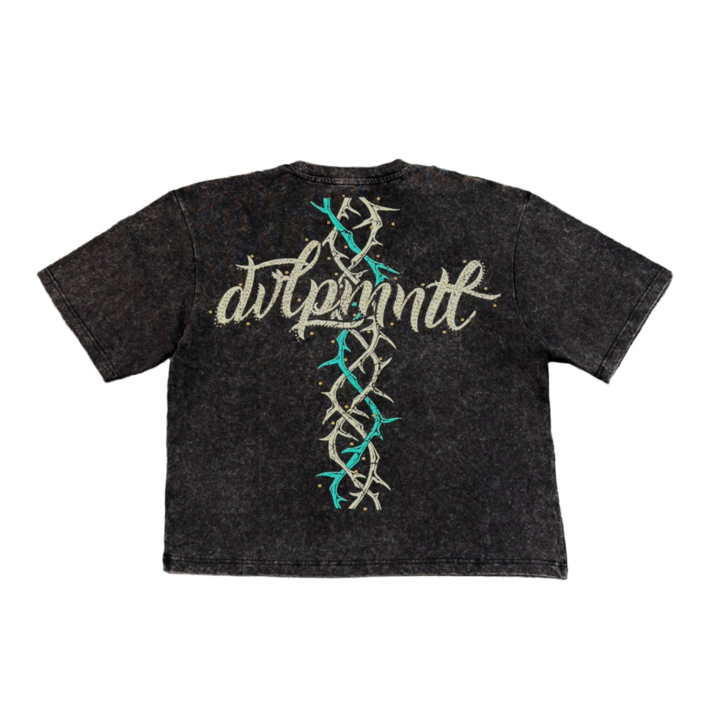 R3BEL Eternally Grateful Graphic Crop Tee