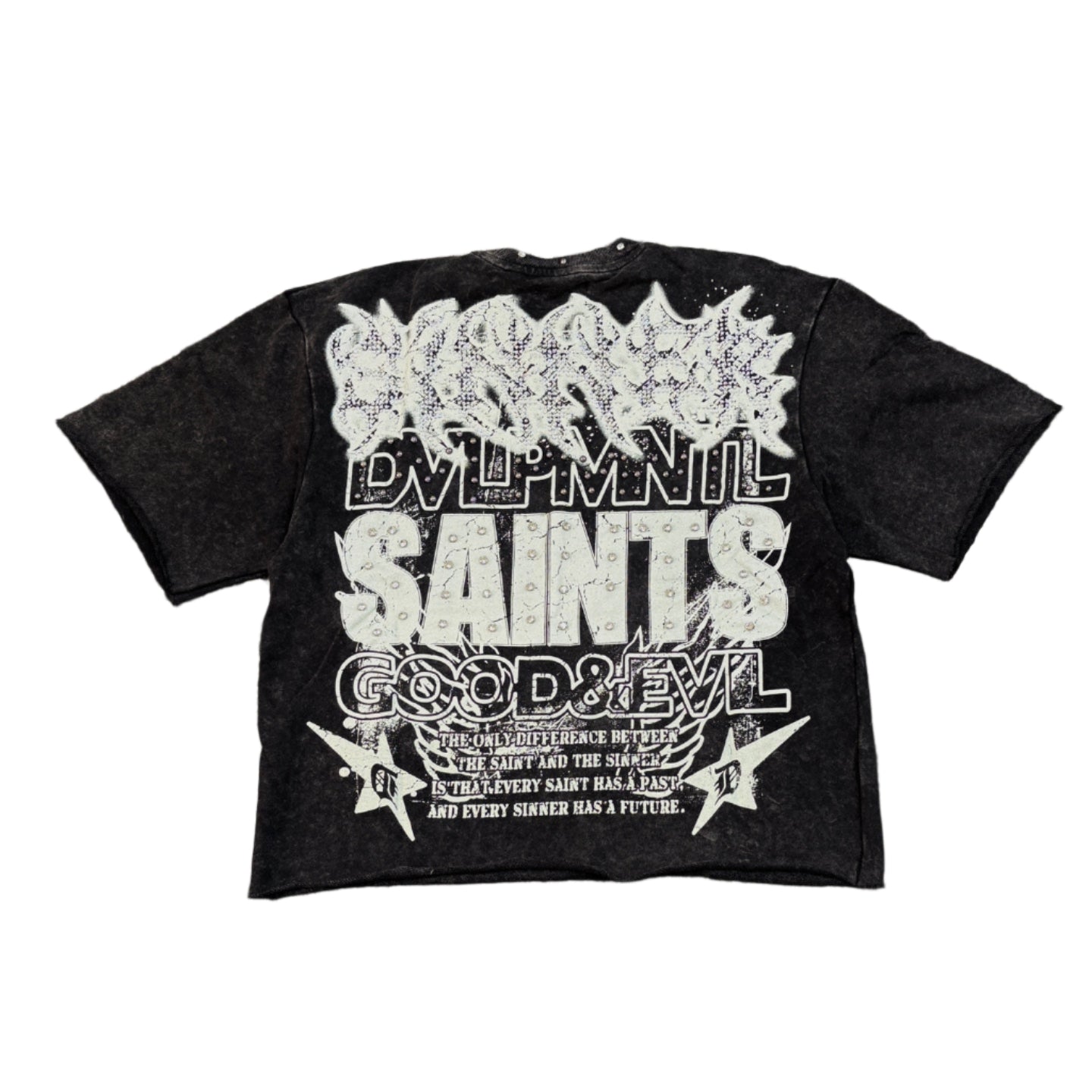 R3BEL Saints Graphic Crop Tee