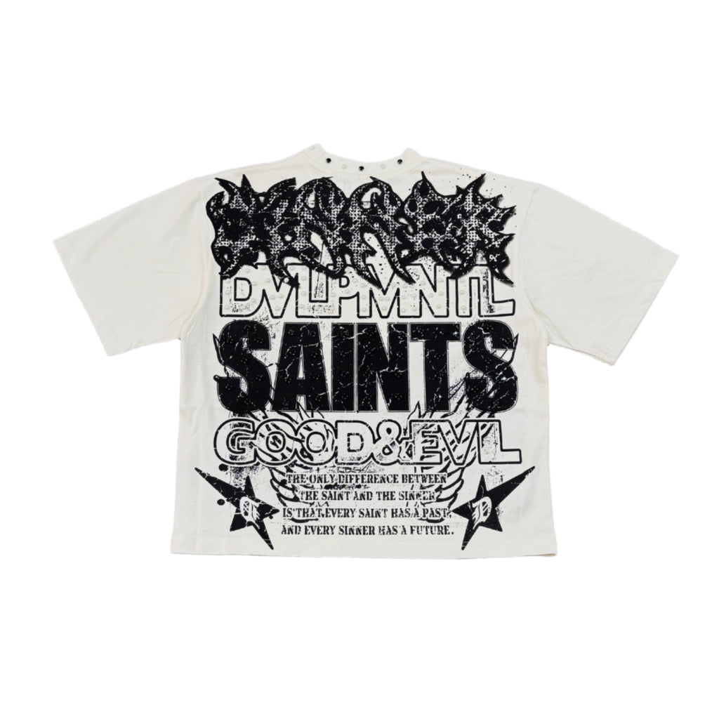 R3BEL Saints Graphic Crop Tee