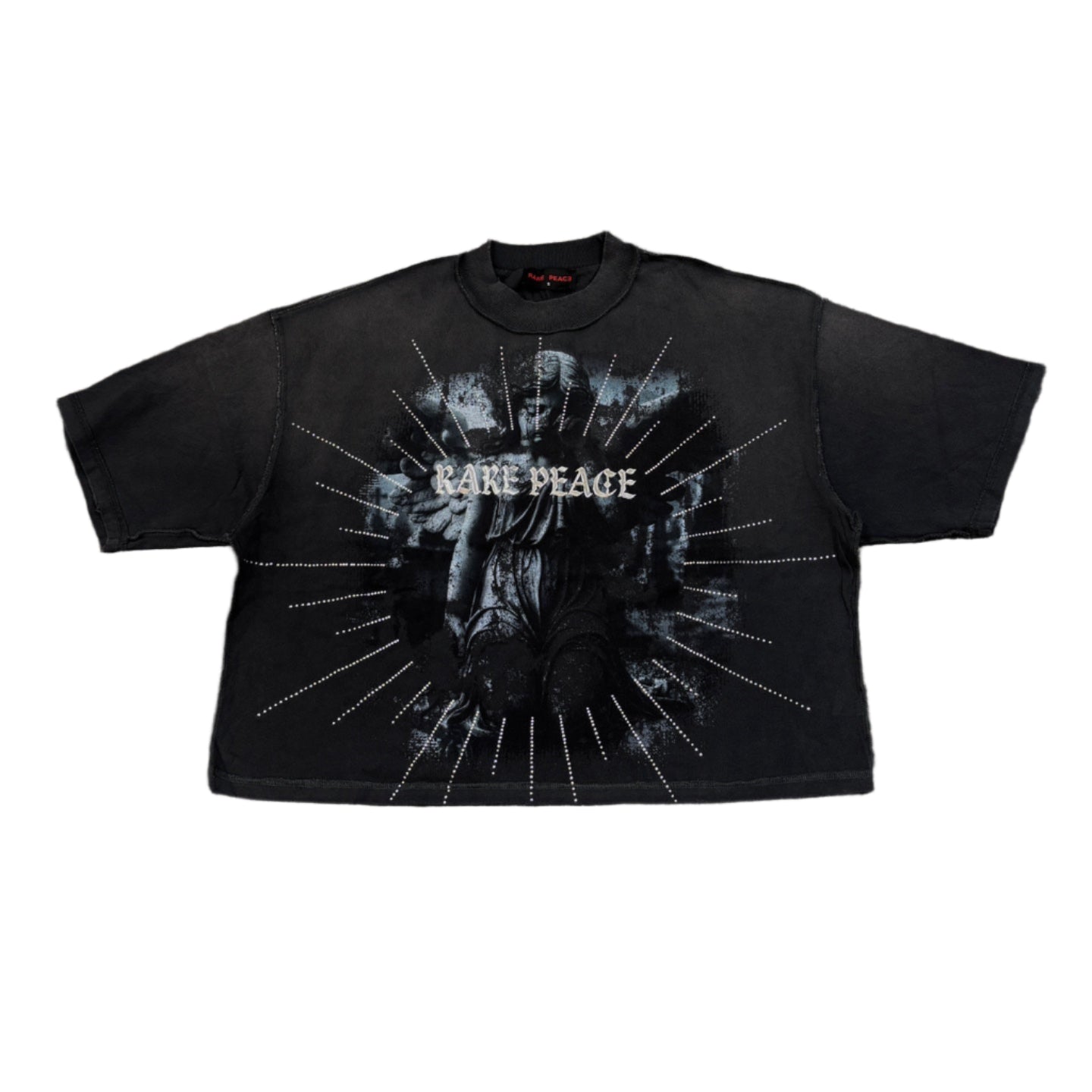 RARE PEACE It's OK To Cry Graphic Crop Tee