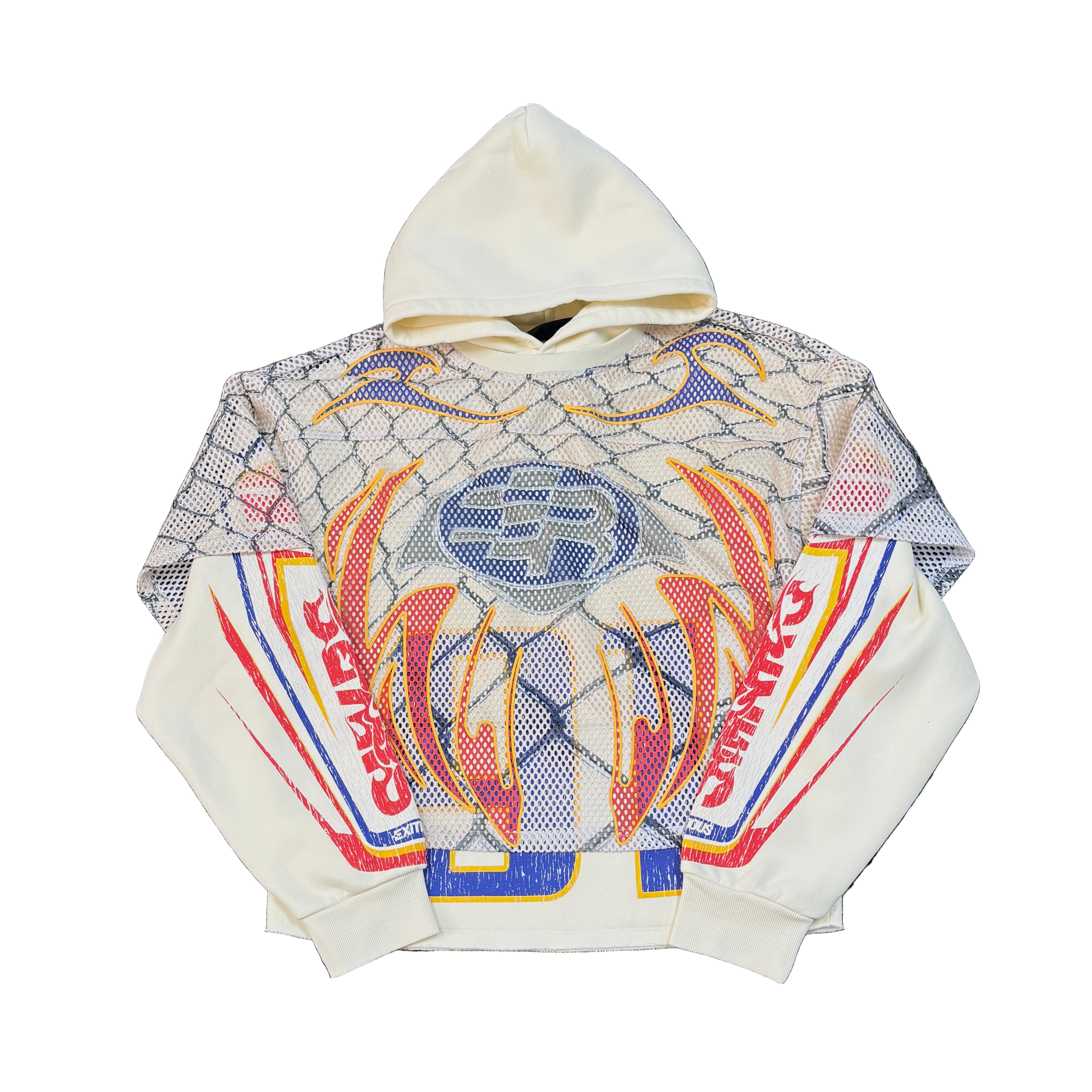 SMOKE RISE Boost Graphic Crop Hoodie