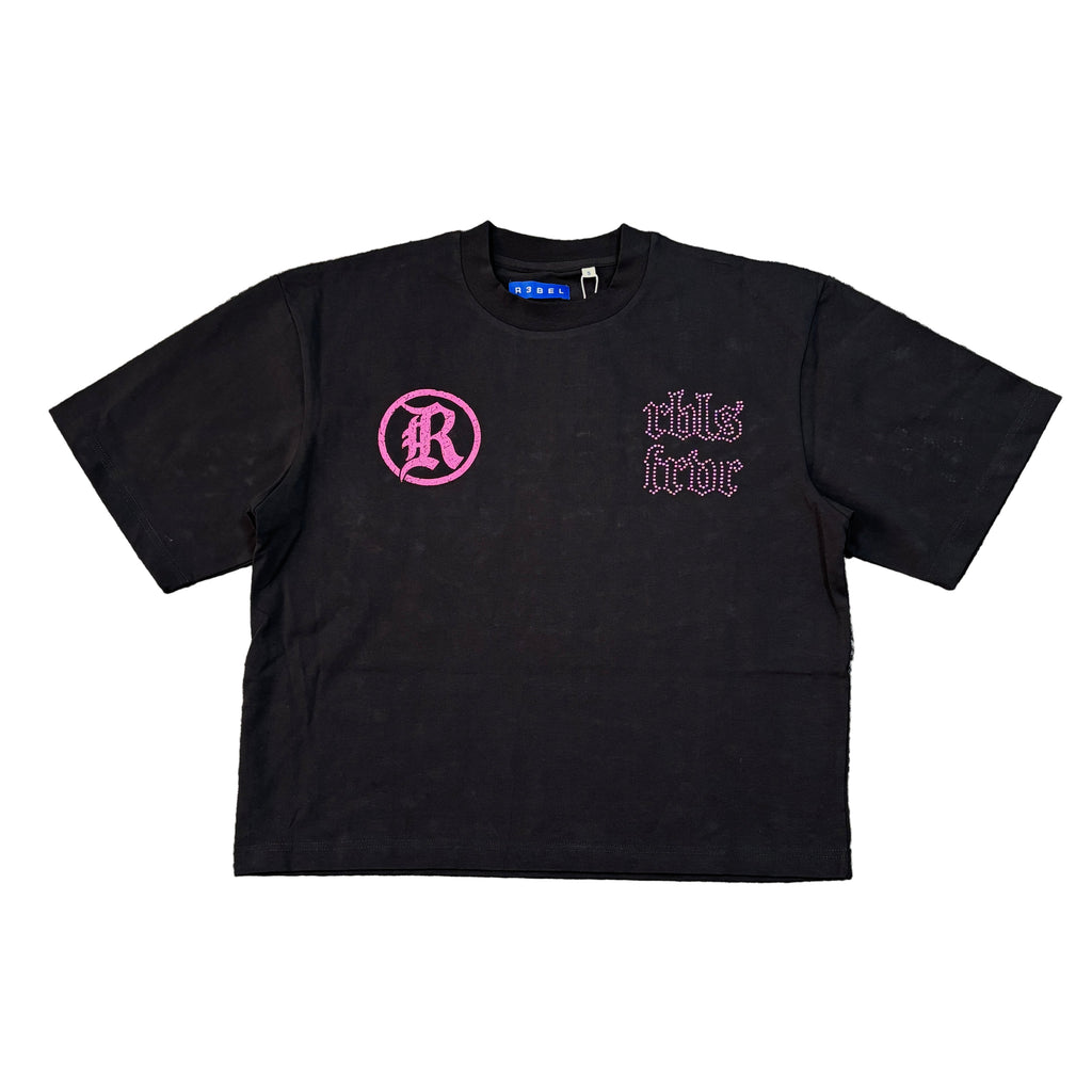 R3BEL Saints Graphic Crop Tee