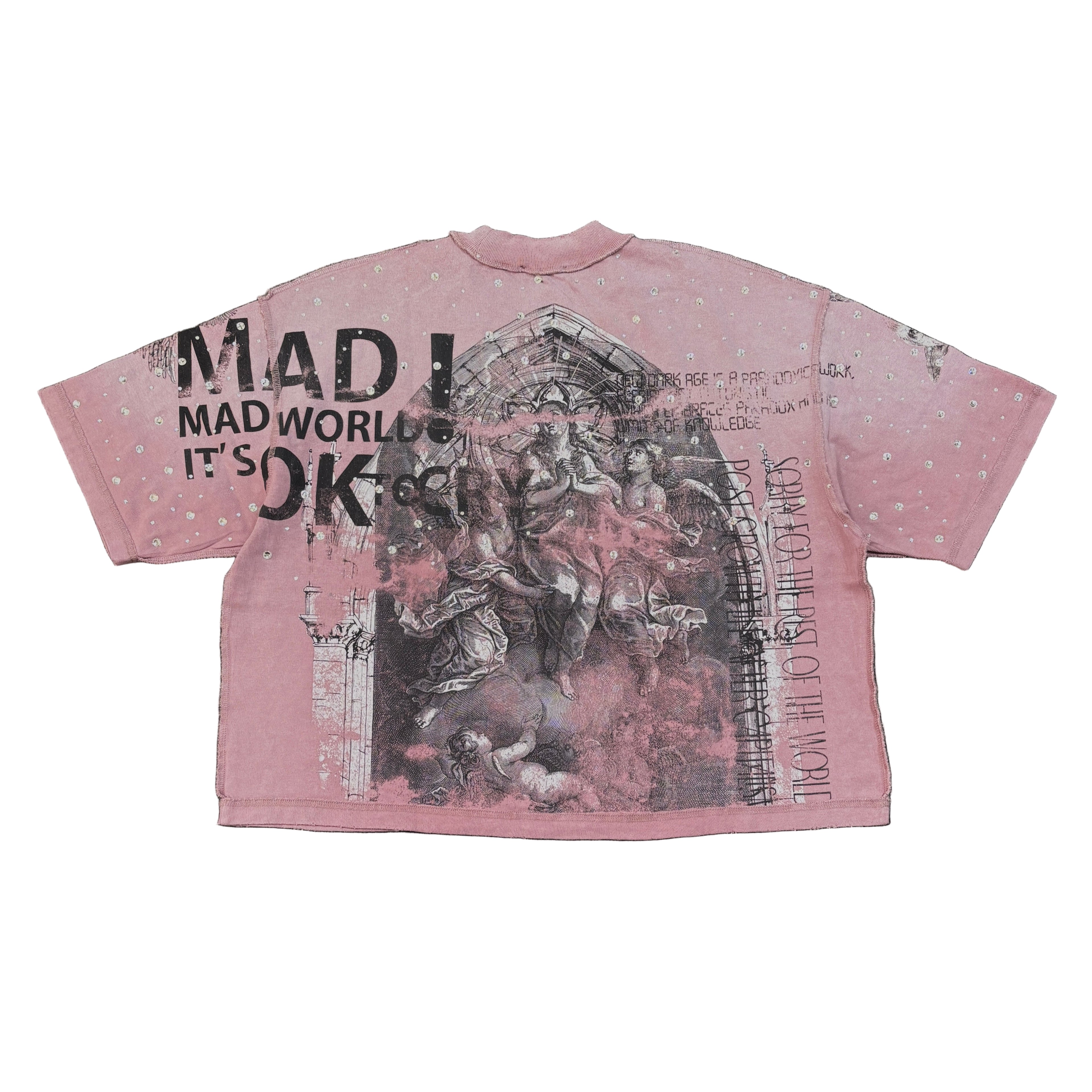 RARE PEACE Statues Crop Graphic Tee
