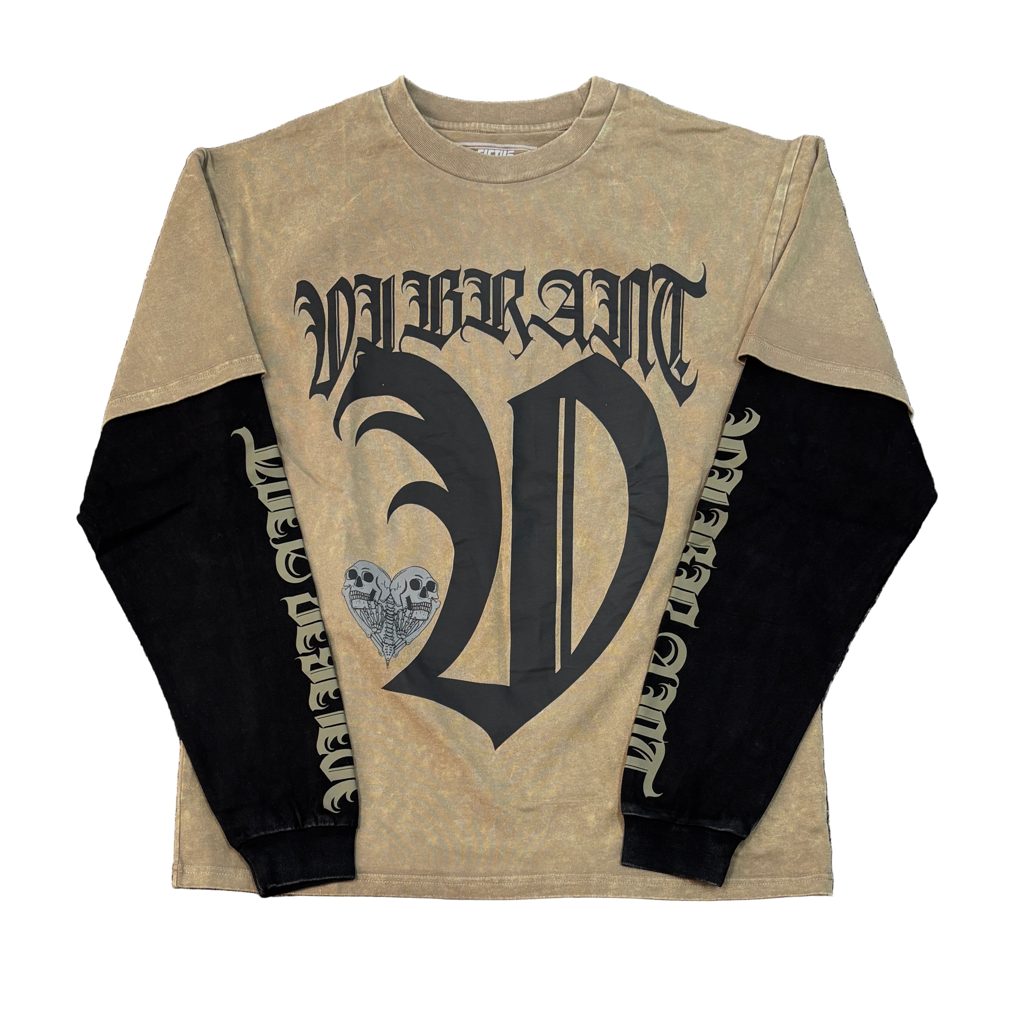 FIFTH LOOP Skulls Graphic Long Sleeve T-shirt