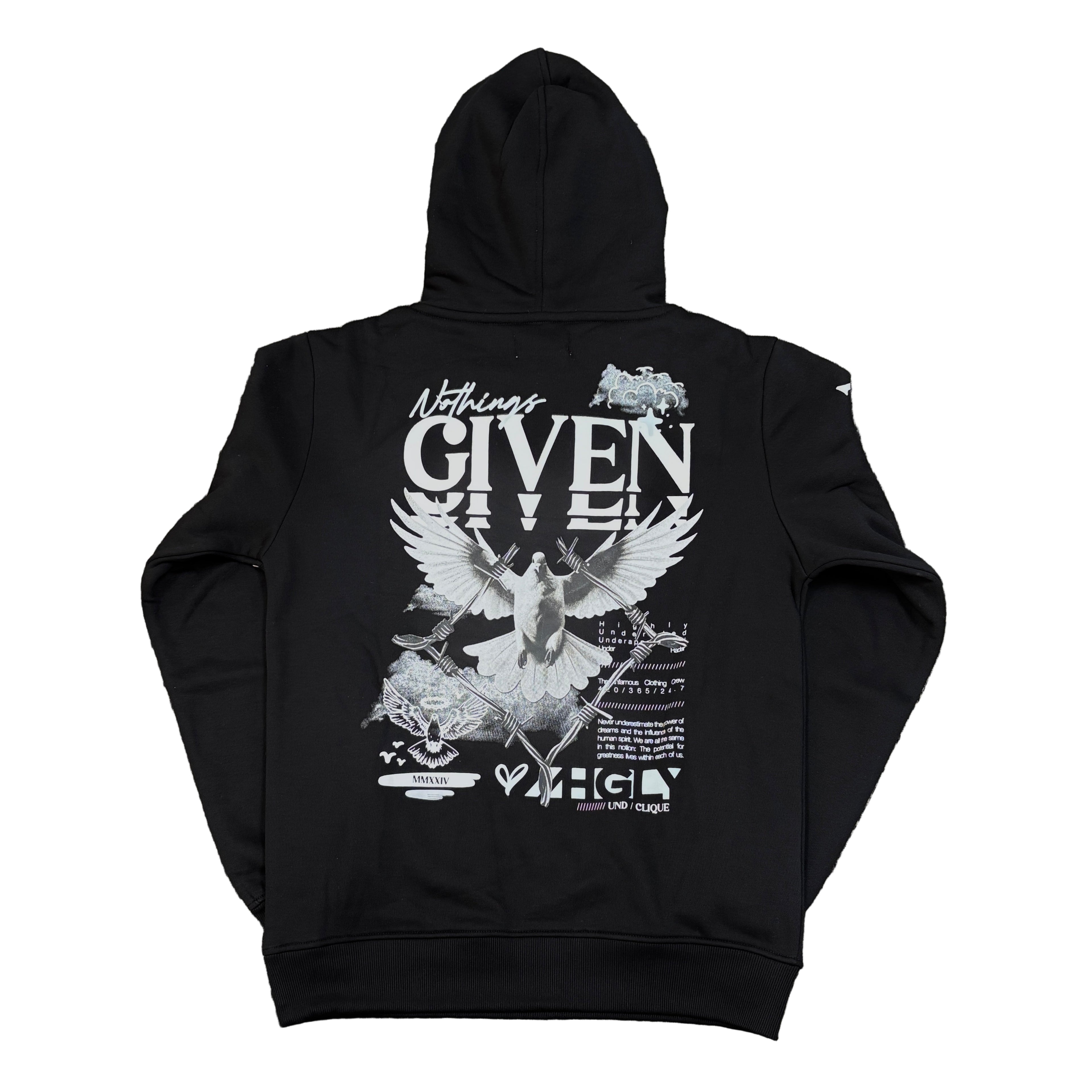 HIGHLY UNDRTD Nothing Given Graphic Hoodie