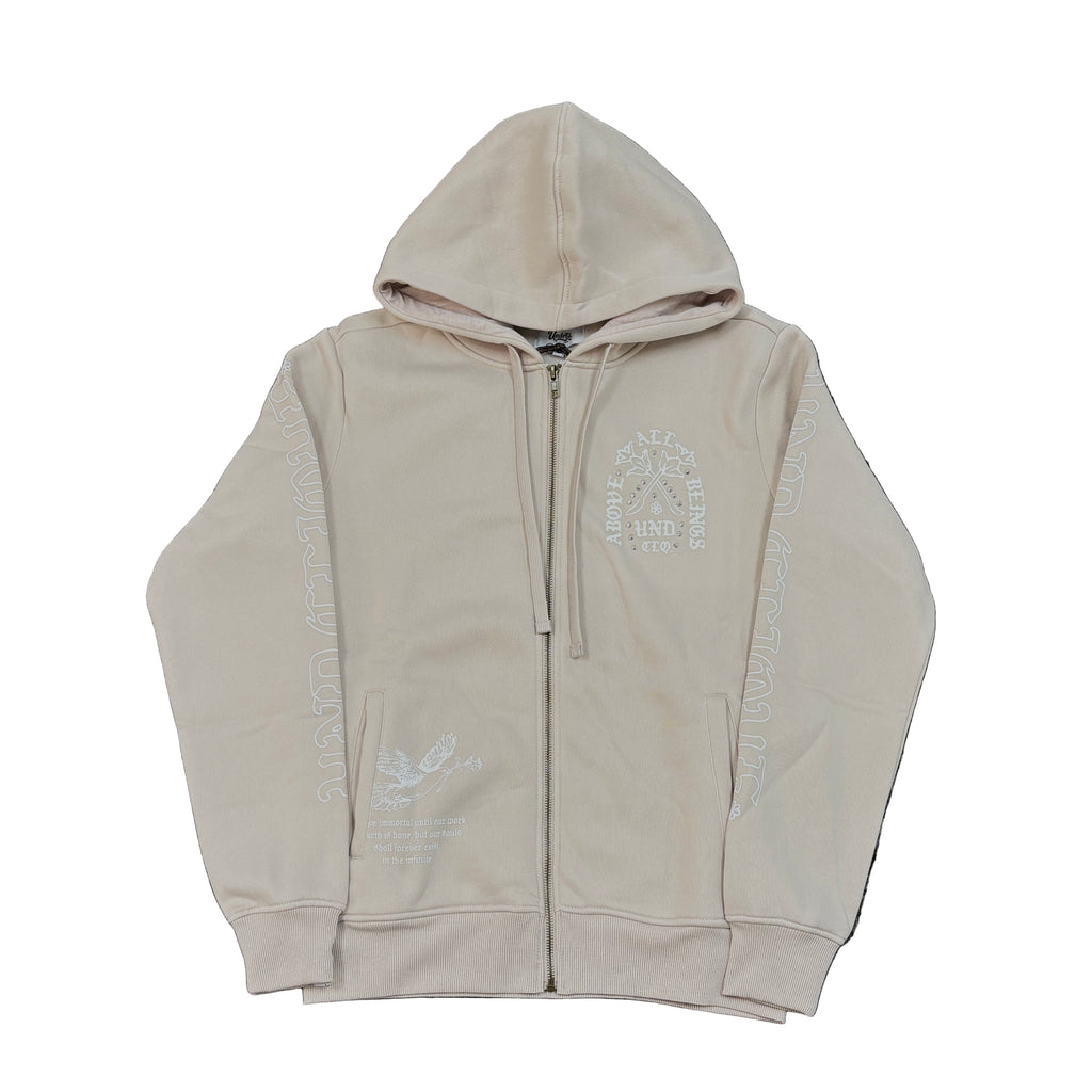 HIGHLY UNDRTD Above All Graphic Zip Up Hoodie