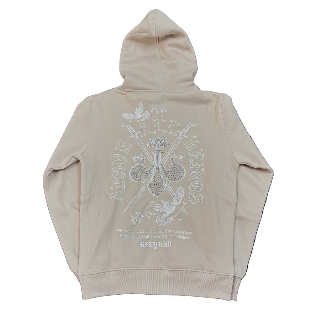 HIGHLY UNDRTD Above All Graphic Zip Up Hoodie