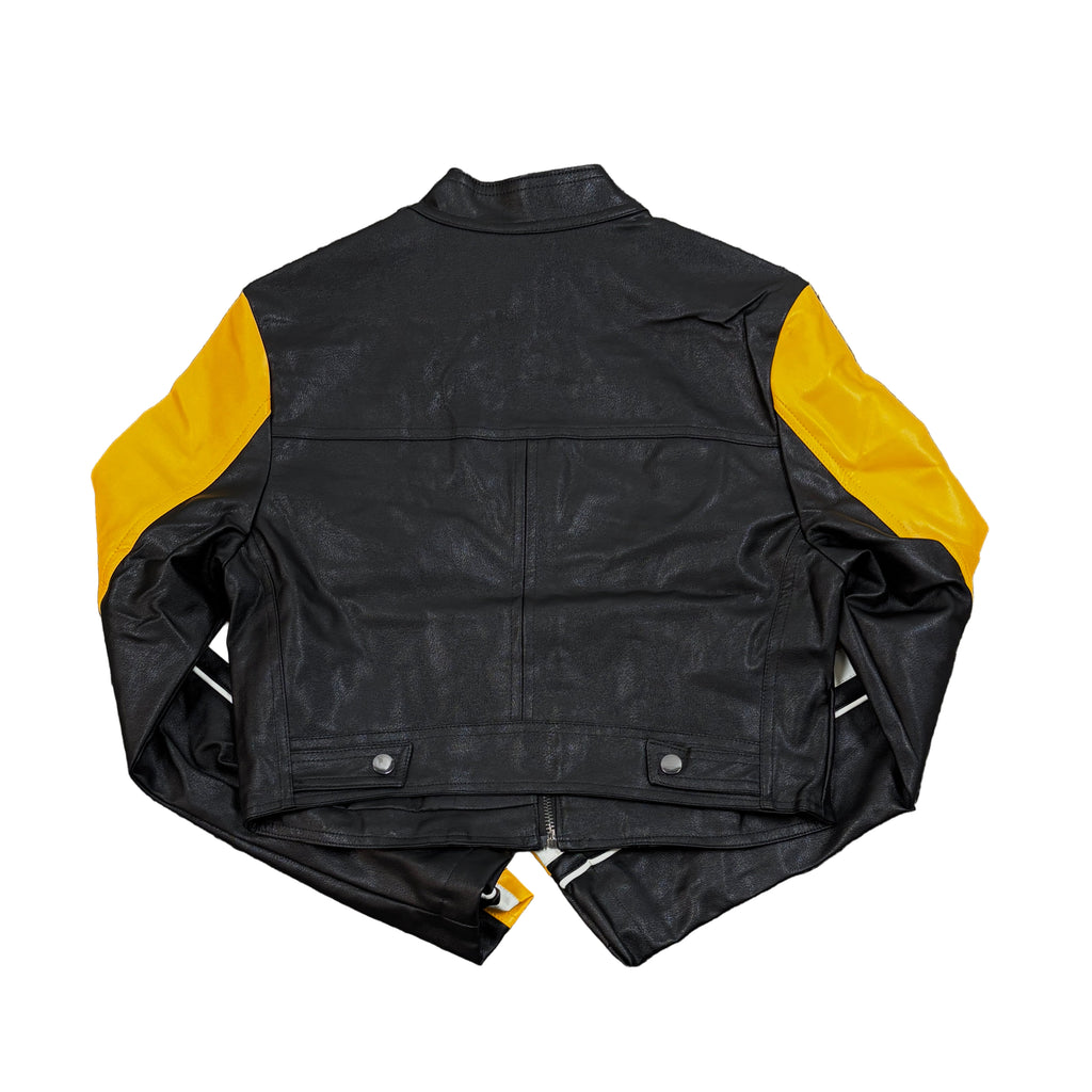 Women Crop Biker Jacket