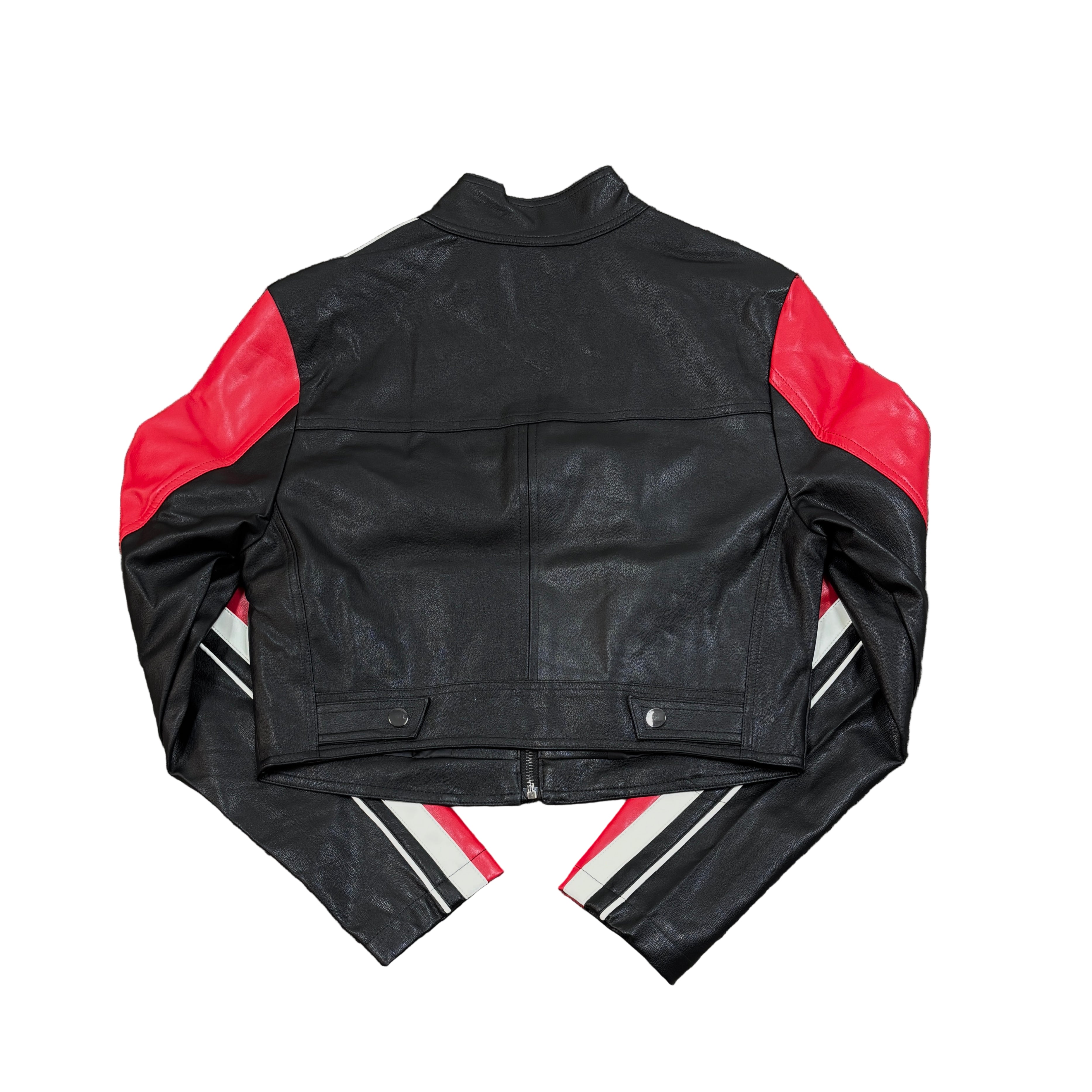 Women Crop Biker Jacket