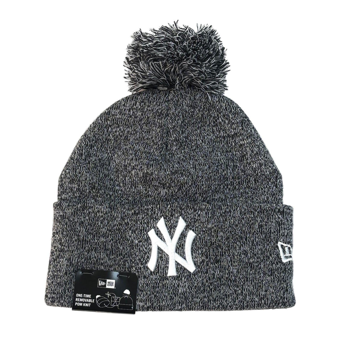 NEW ERA MLB New York Yankees Marled Pom Knit Beanie