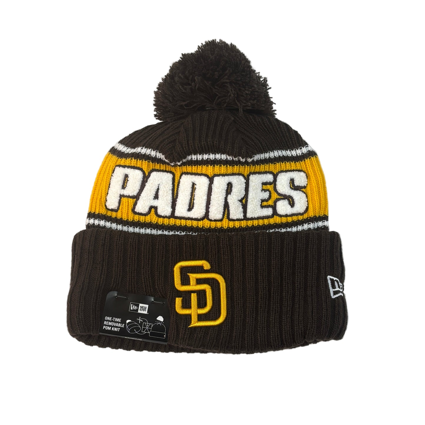 NEW ERA MLB San Diego Padres Bold Pom Knit Beanie