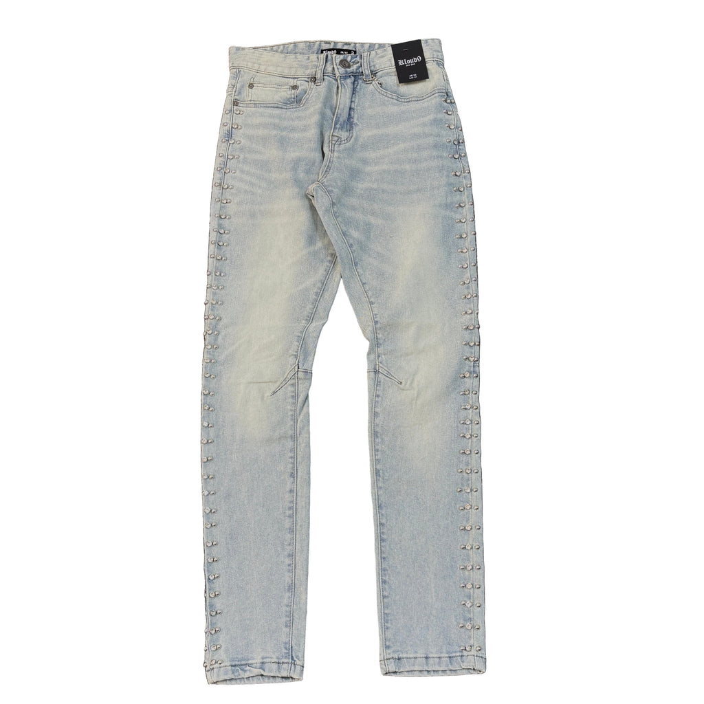 KLOUD9 Slim Fit Rhinestone Jeans