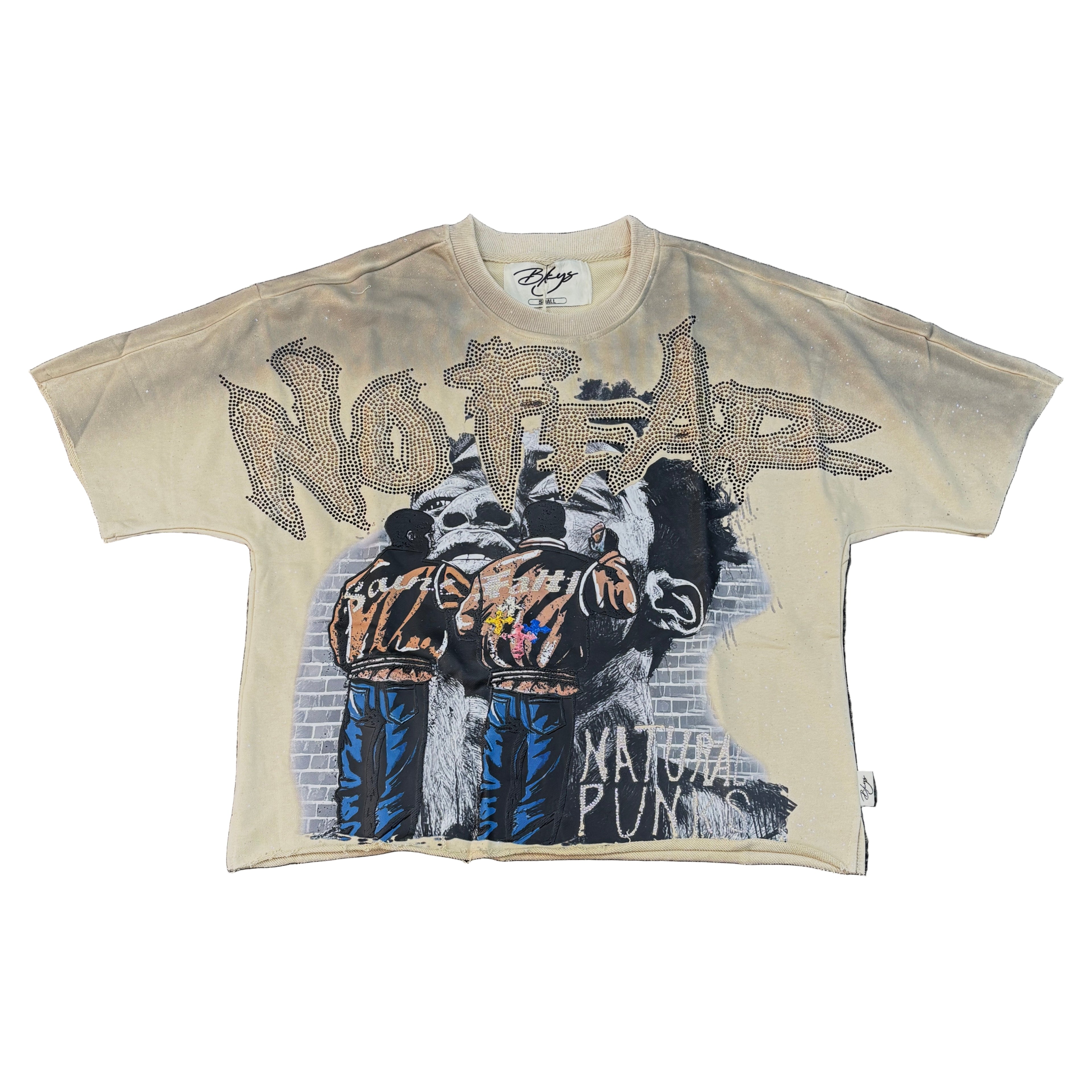 BKYS Natural Punks F-Terry Cropped T-shirt
