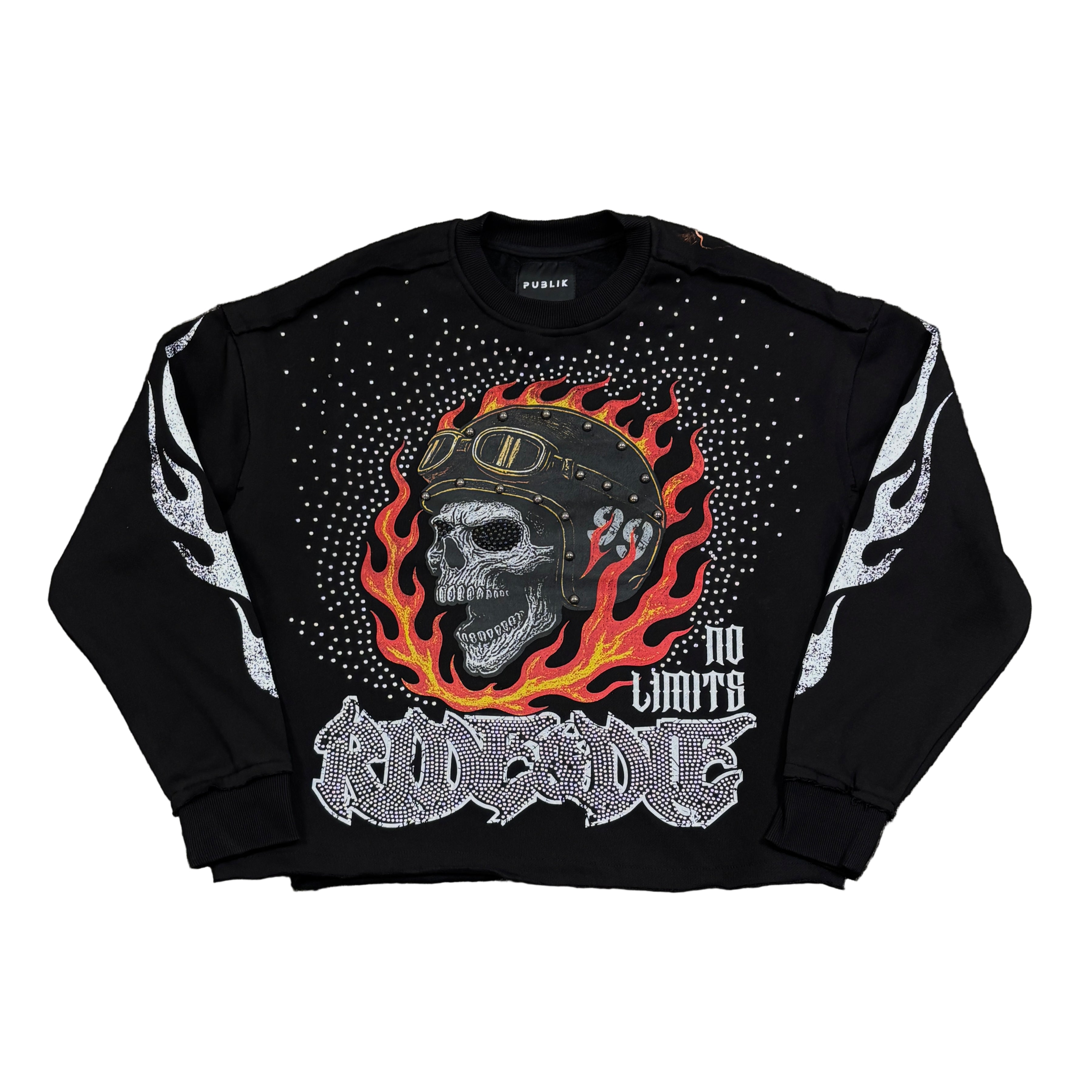 PUBLIK Ride & Die Graphic Crew Fleece