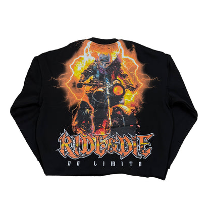 PUBLIK Ride & Die Graphic Crew Fleece