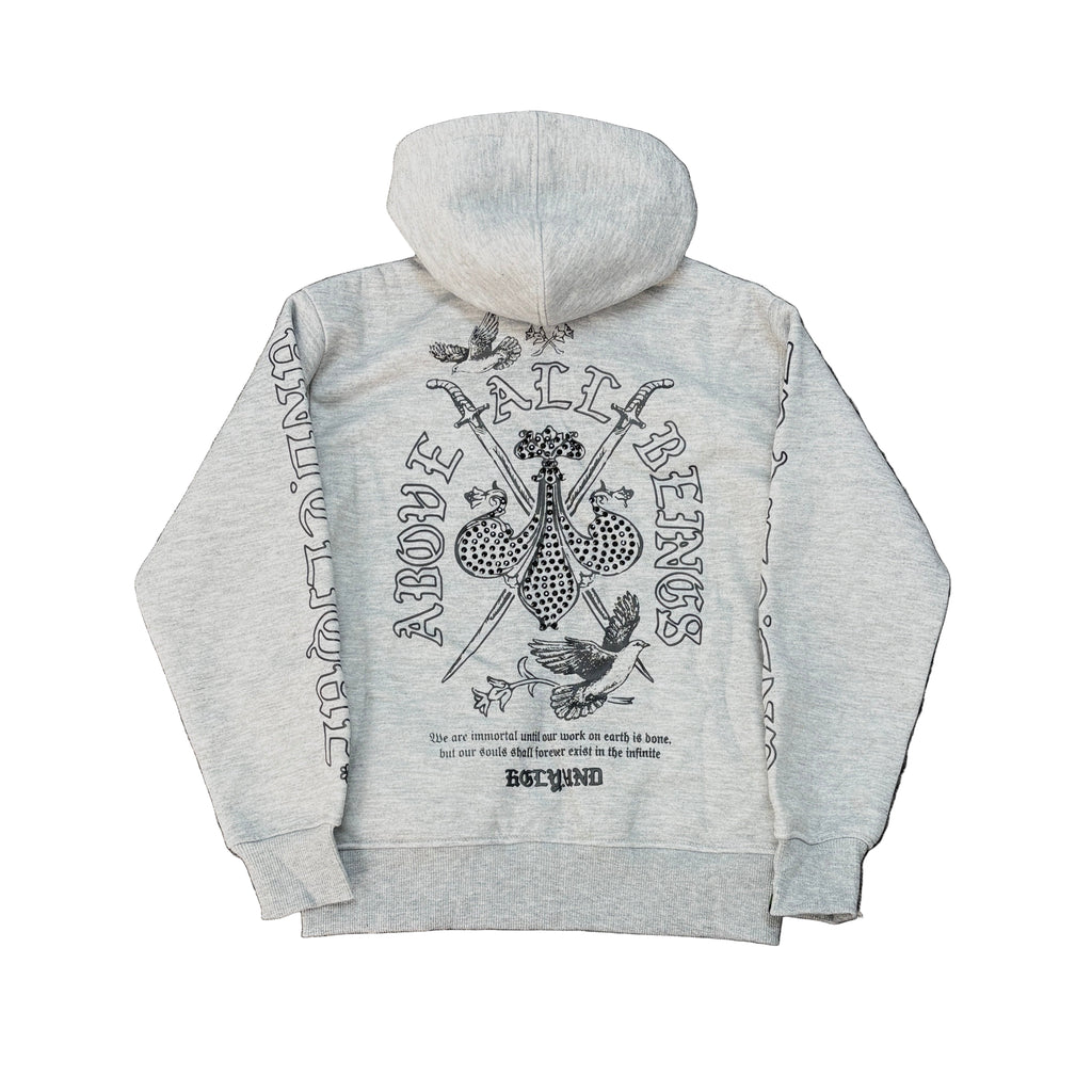 HIGHLY UNDRTD Kid's Above All Graphic Zip Up Hoodie