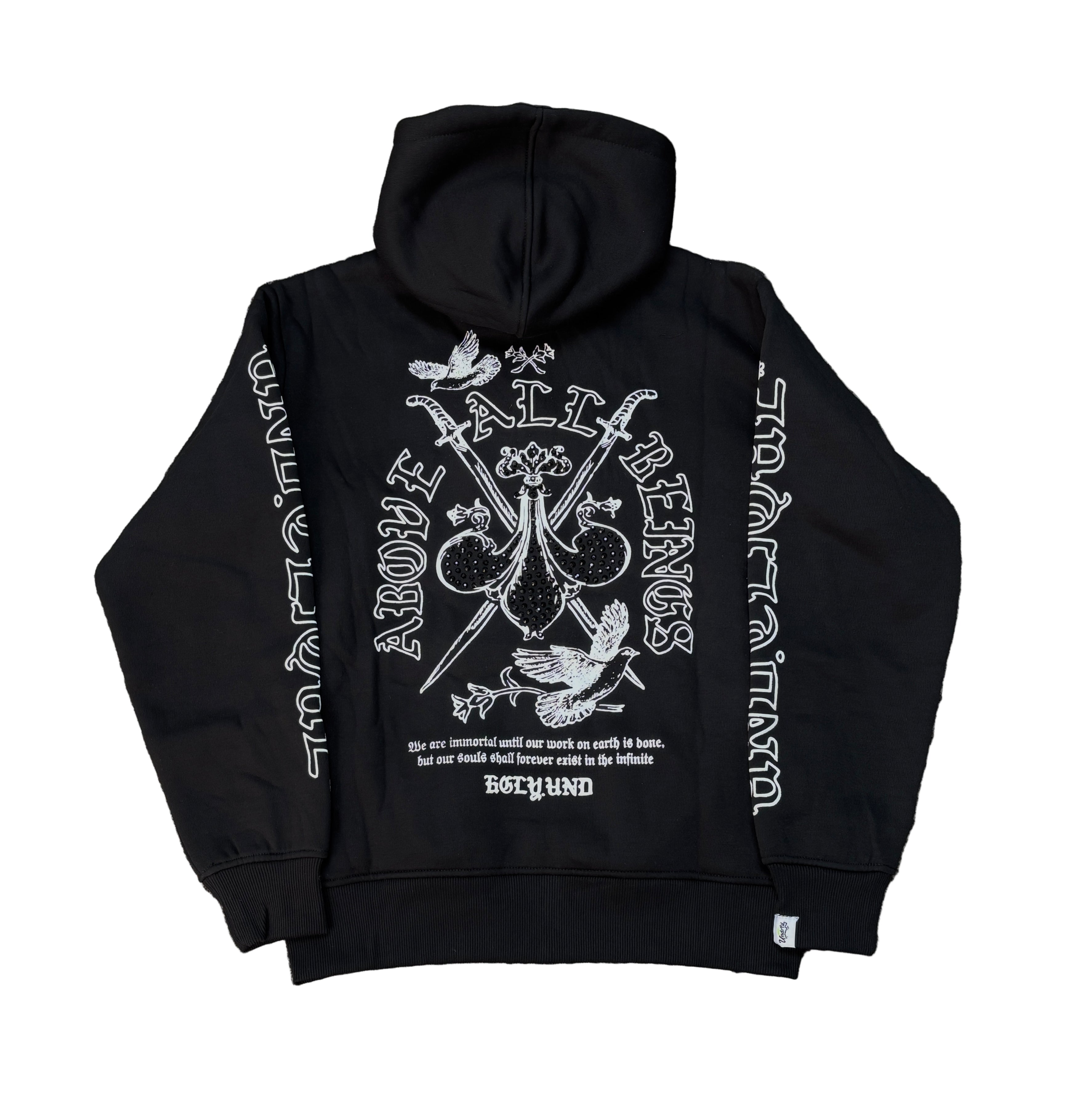 HIGHLY UNDRTD Kid's Above All Graphic Zip Up Hoodie