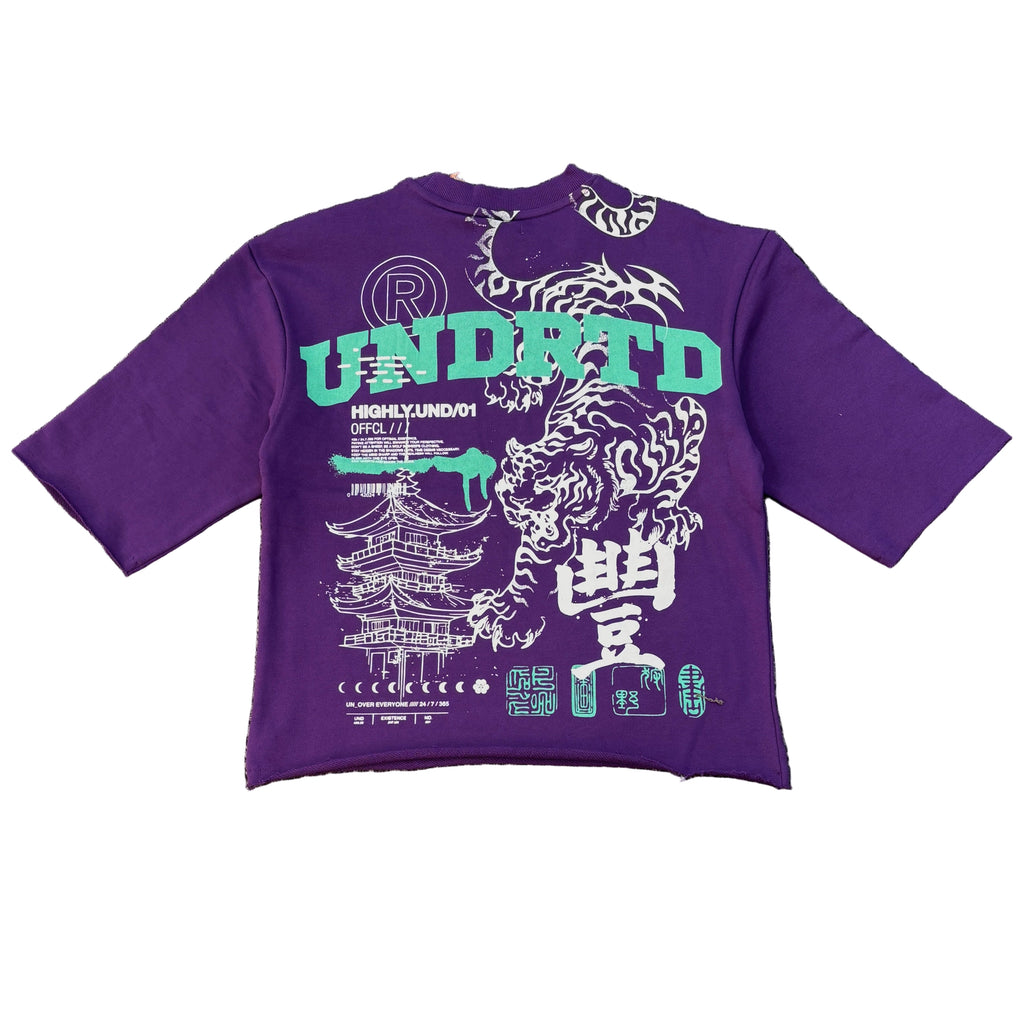 HIGHLY UNDRTD Full Bloom Graphic Crop Tee