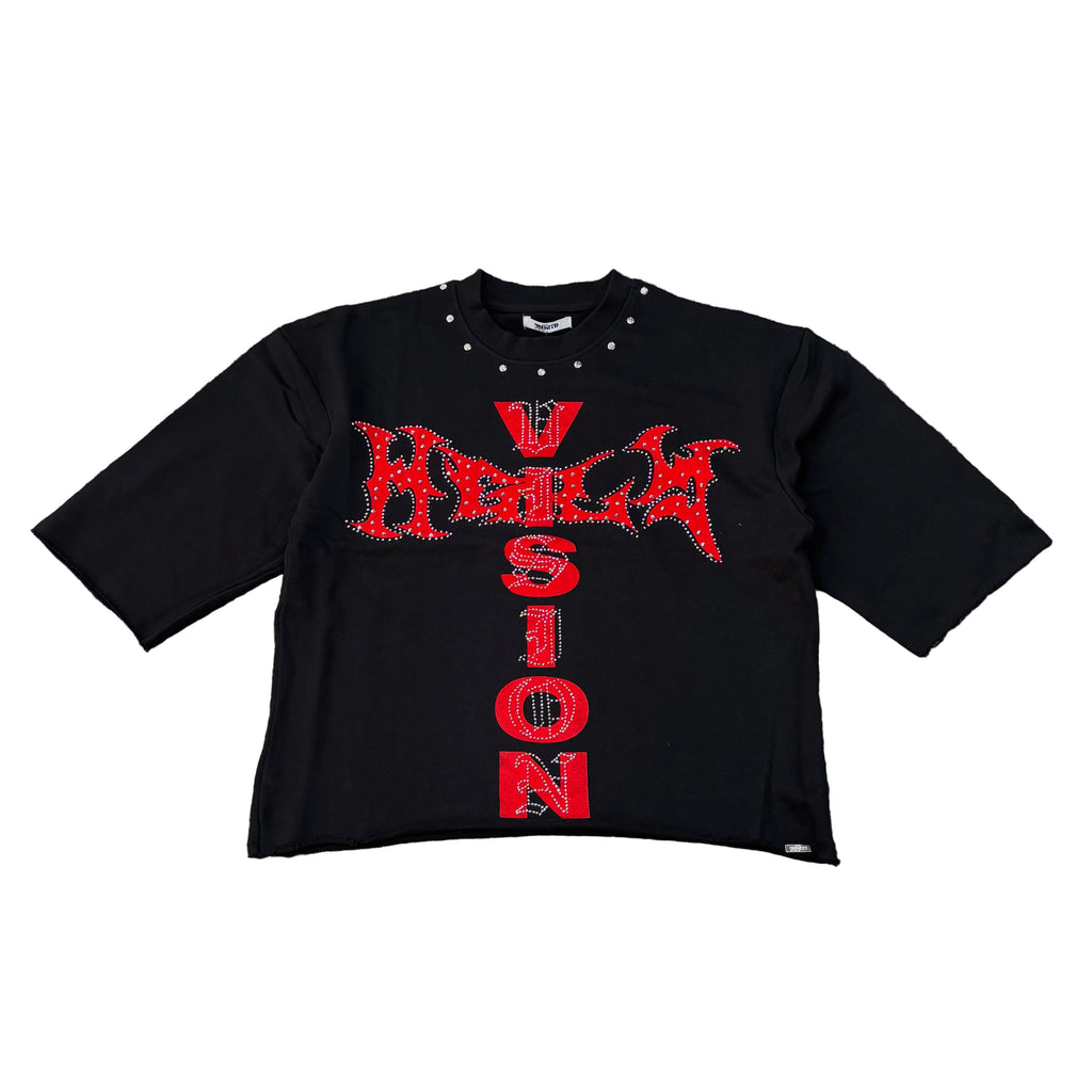 HIGHLY UNDRTD Vision Graphic Crop Tee
