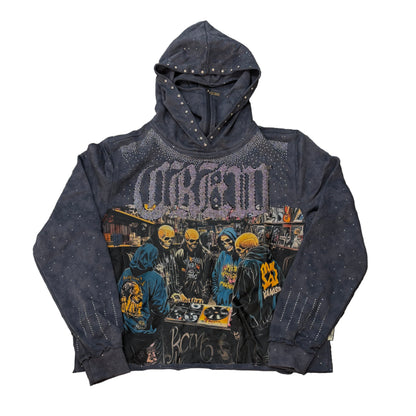 BKYS Crew F-Terry Cropped Hoodie