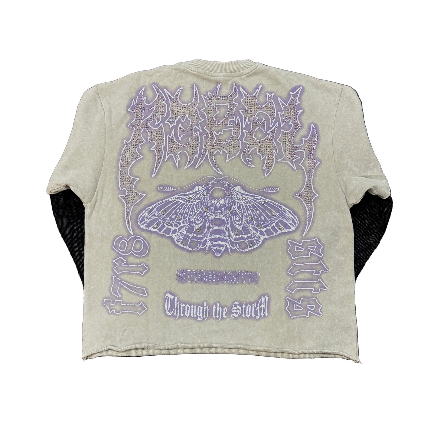 R3BEL Through The Storm Crop Long Sleeve T-shirt