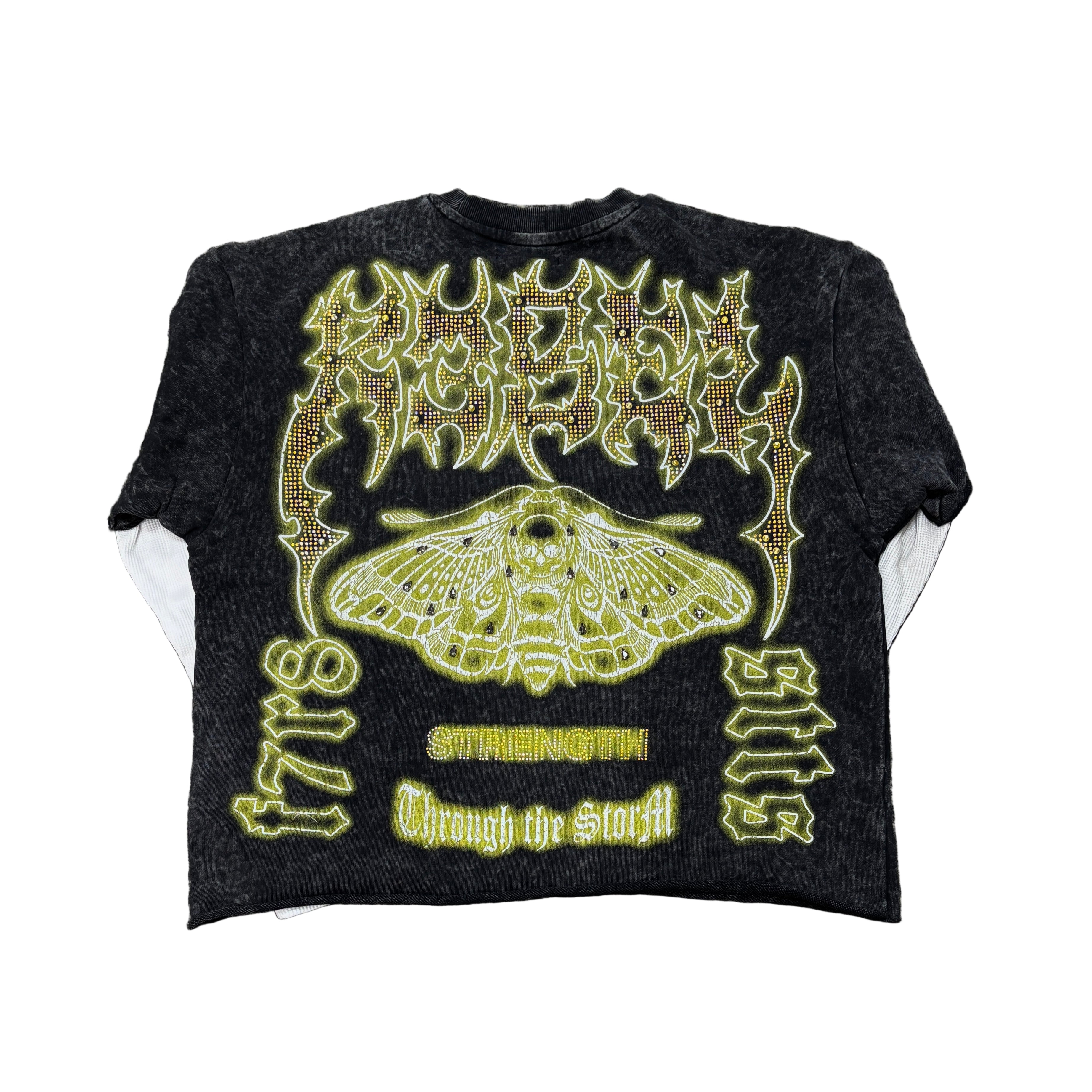 R3BEL Through The Storm Crop Long Sleeve T-shirt