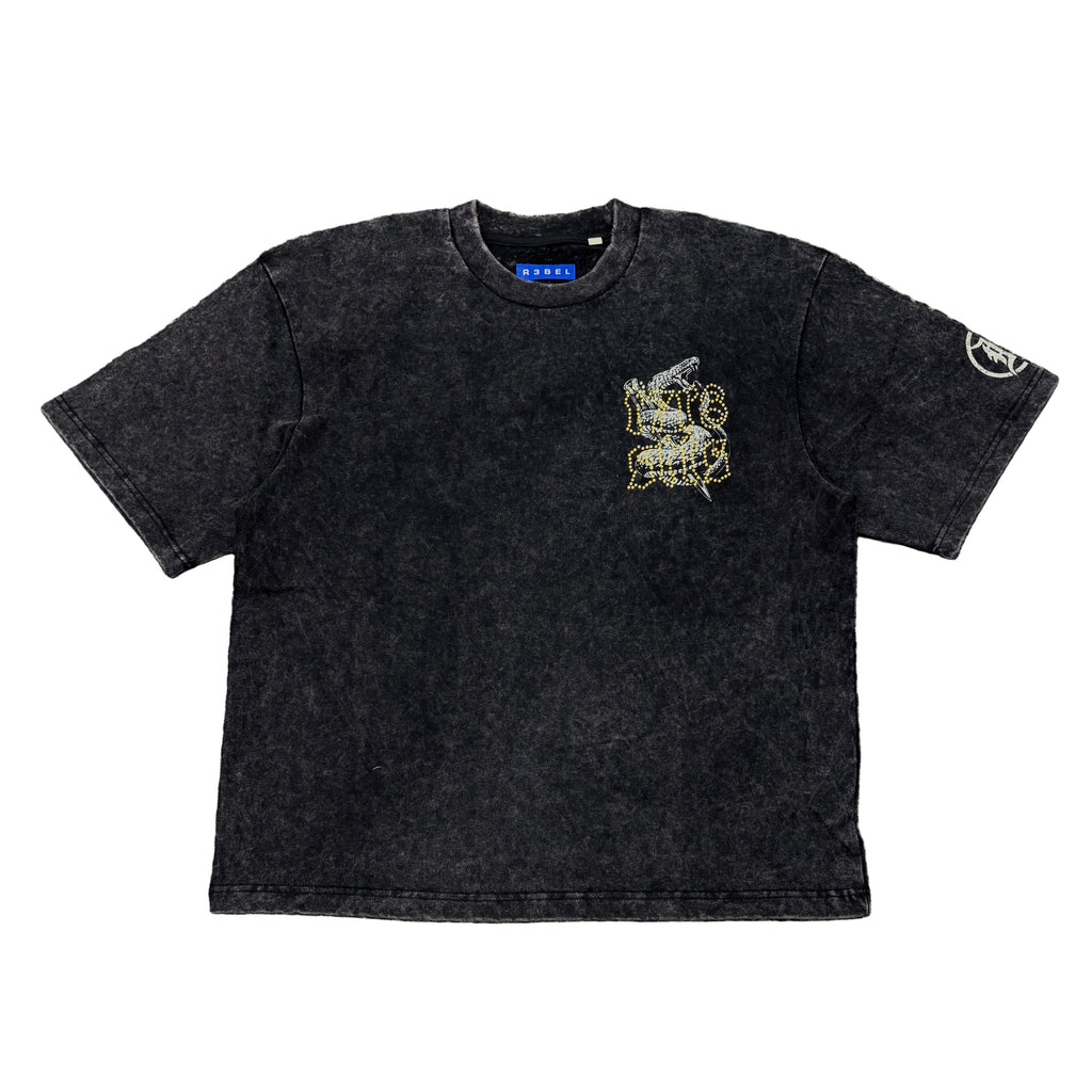 R3BEL Strength Through The Storm Crop T-shirt